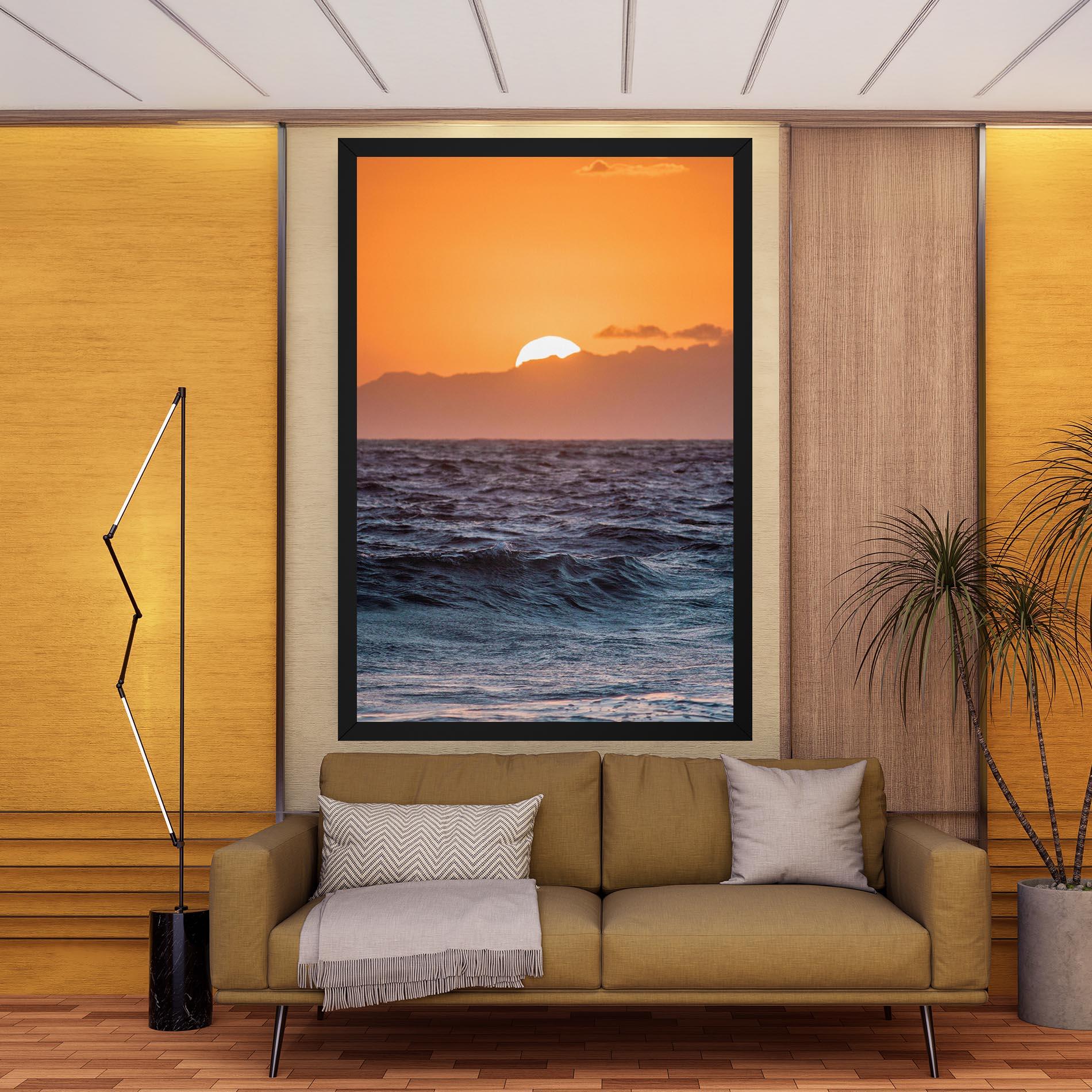 Vászonkép Morning Waves mockup 9