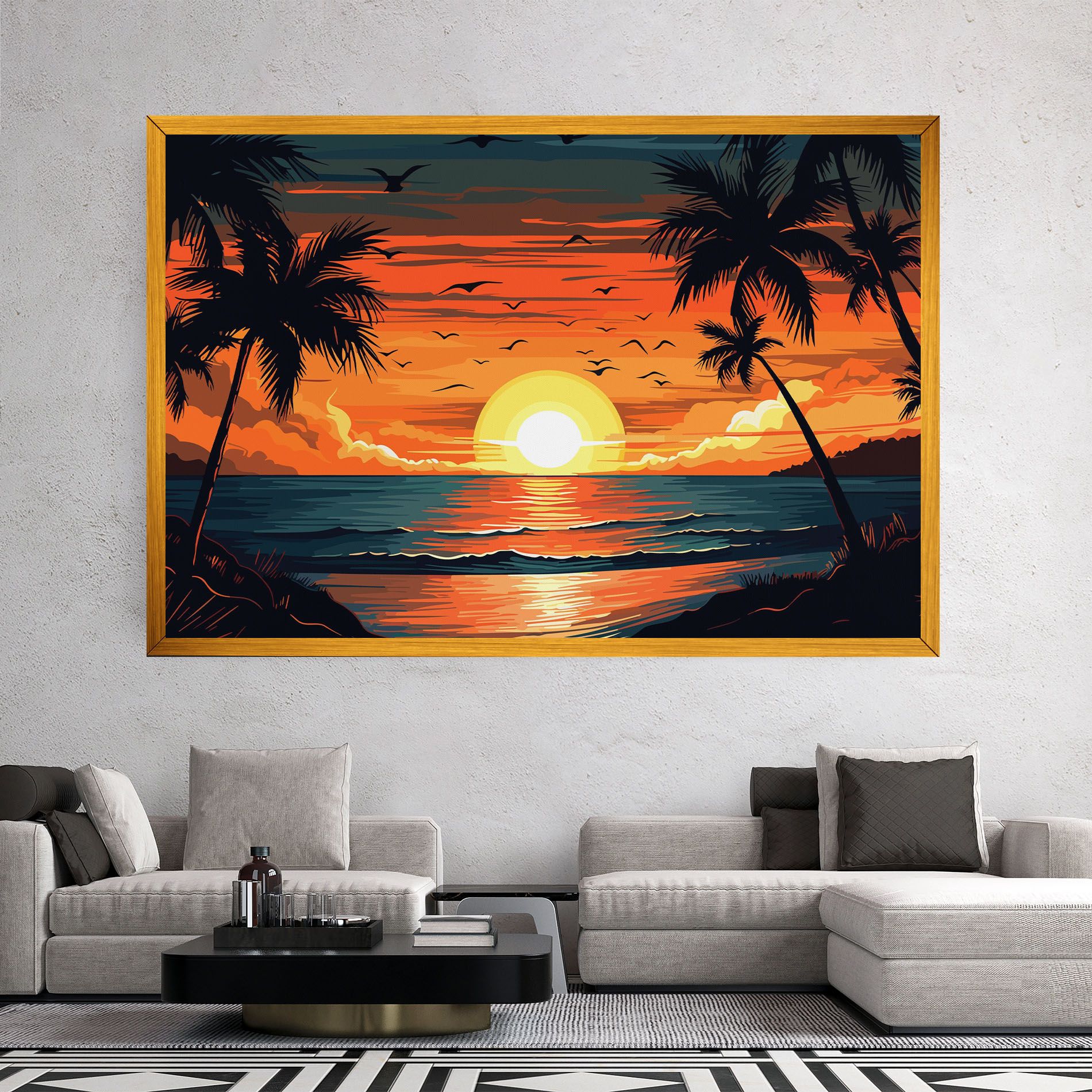 Amazing Sunset View mockup 2