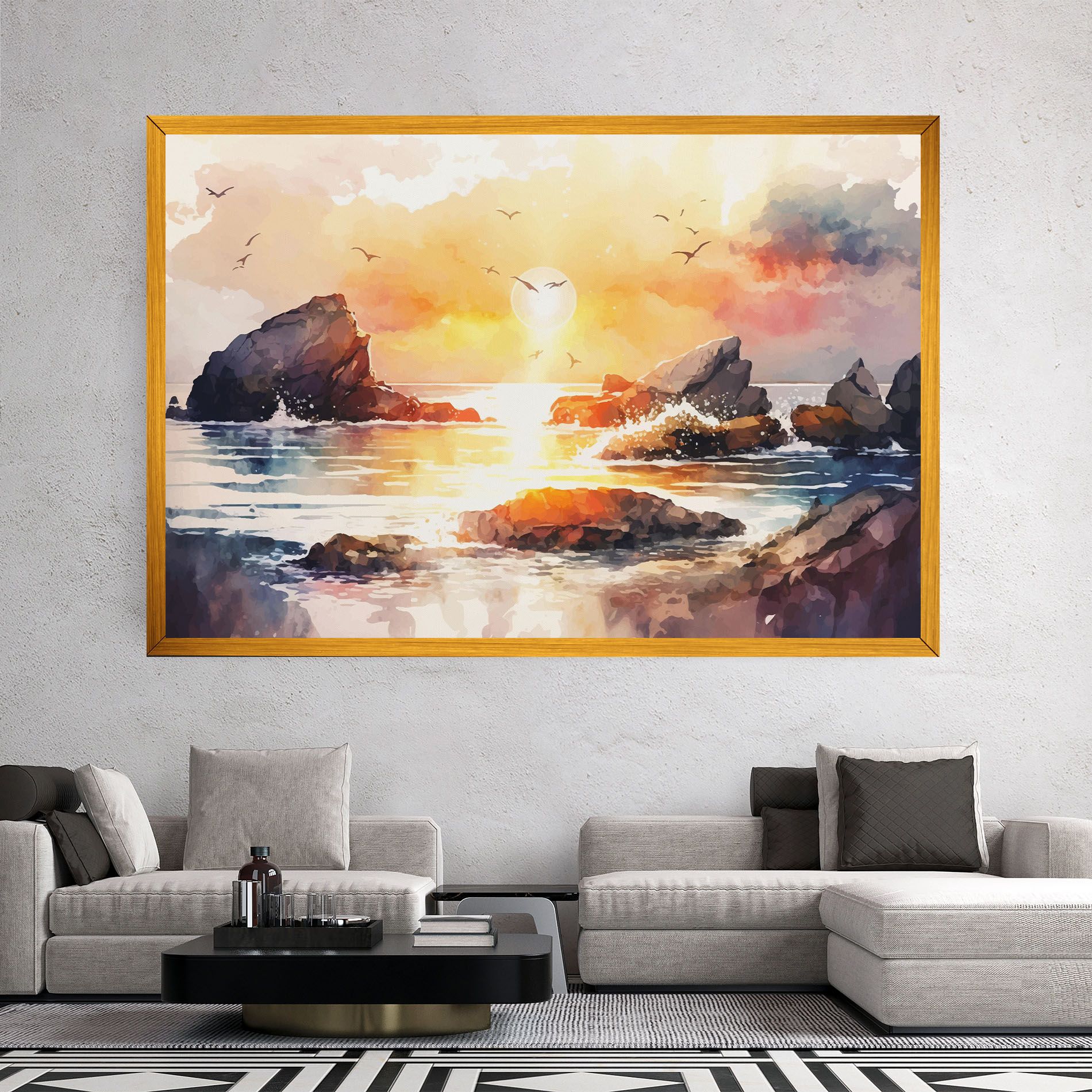 Pretty Pastel Sunset mockup 2