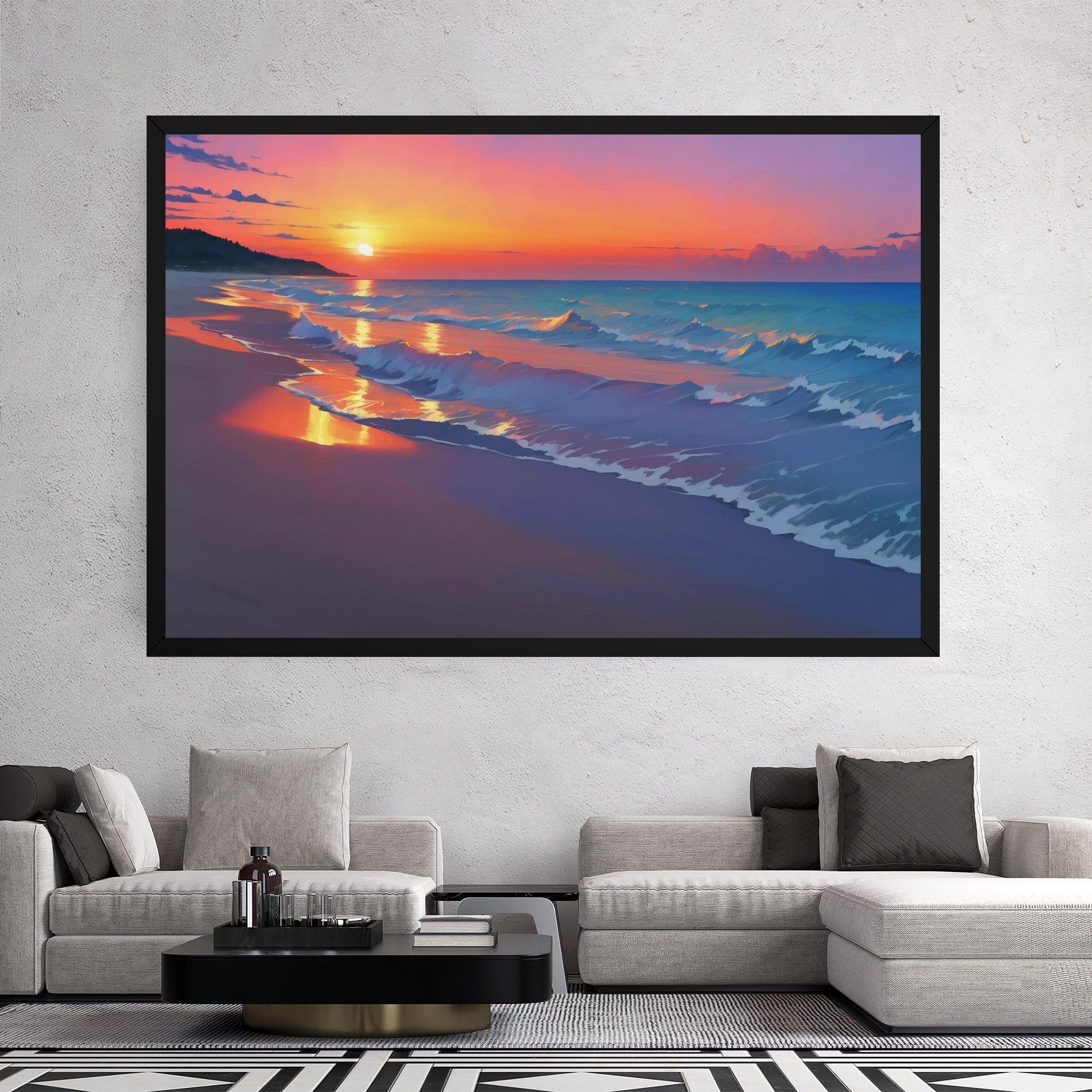 Dreamy Beach Sunset mockup 2