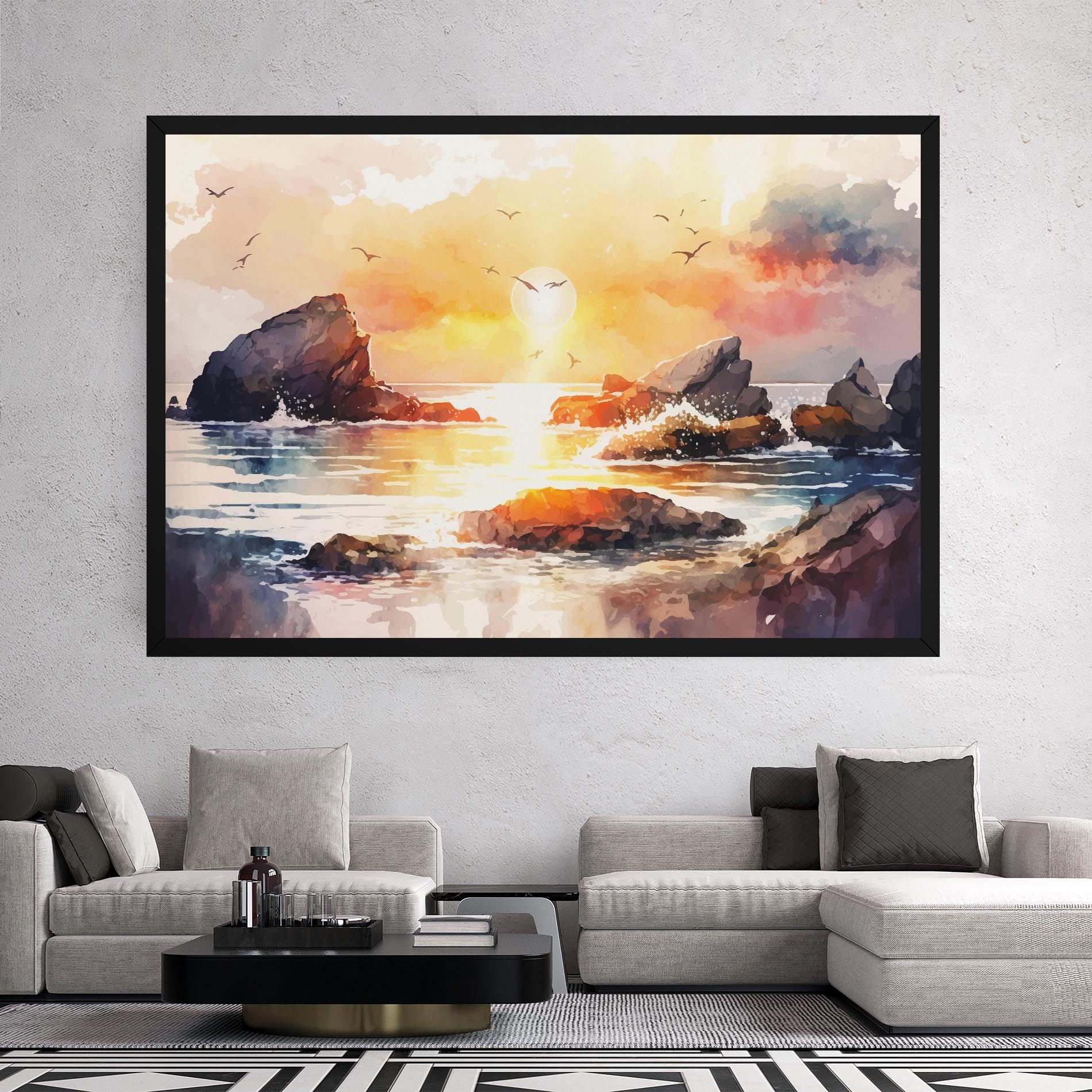 Pretty Pastel Sunset mockup 2