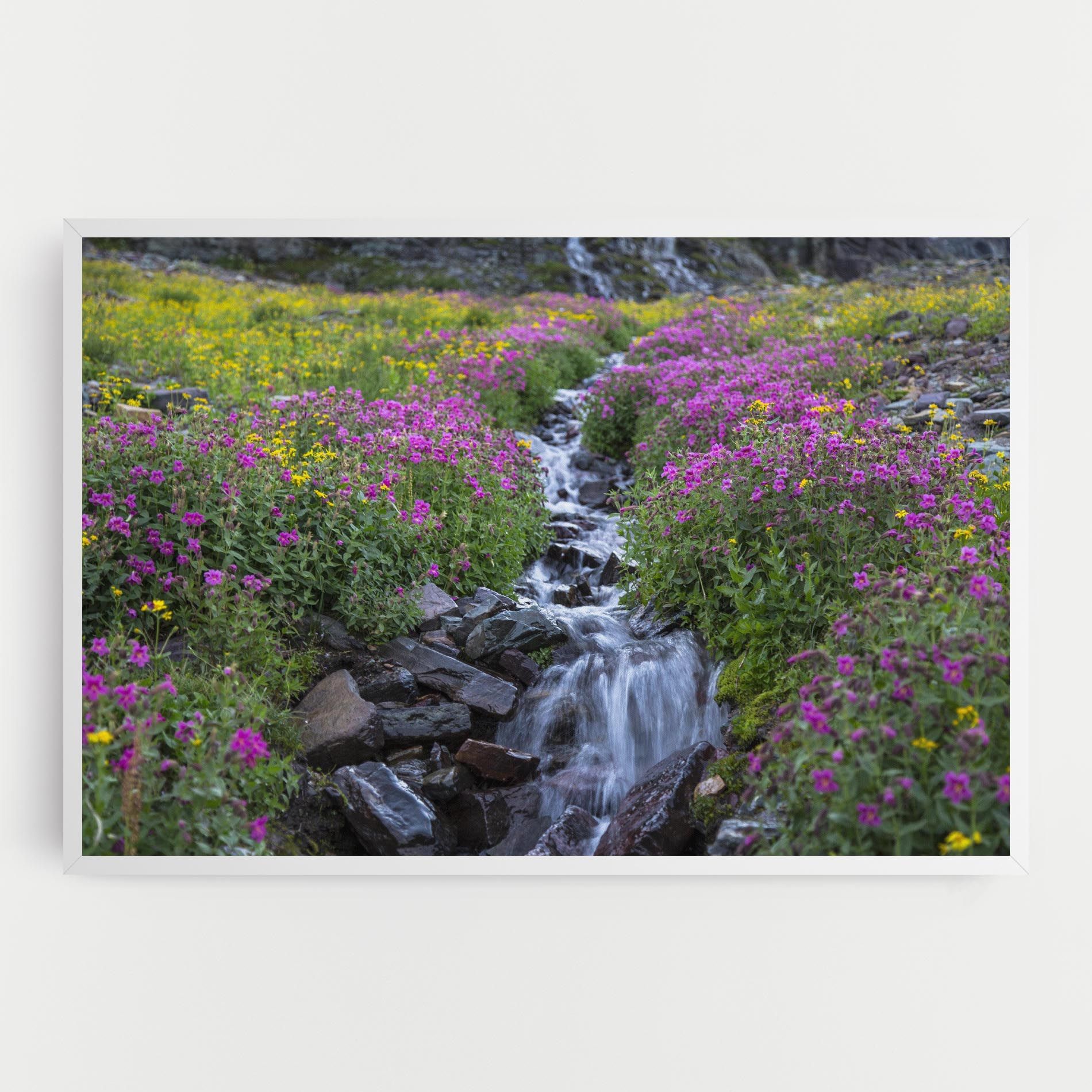 Purple Field Waterfall mockup 0