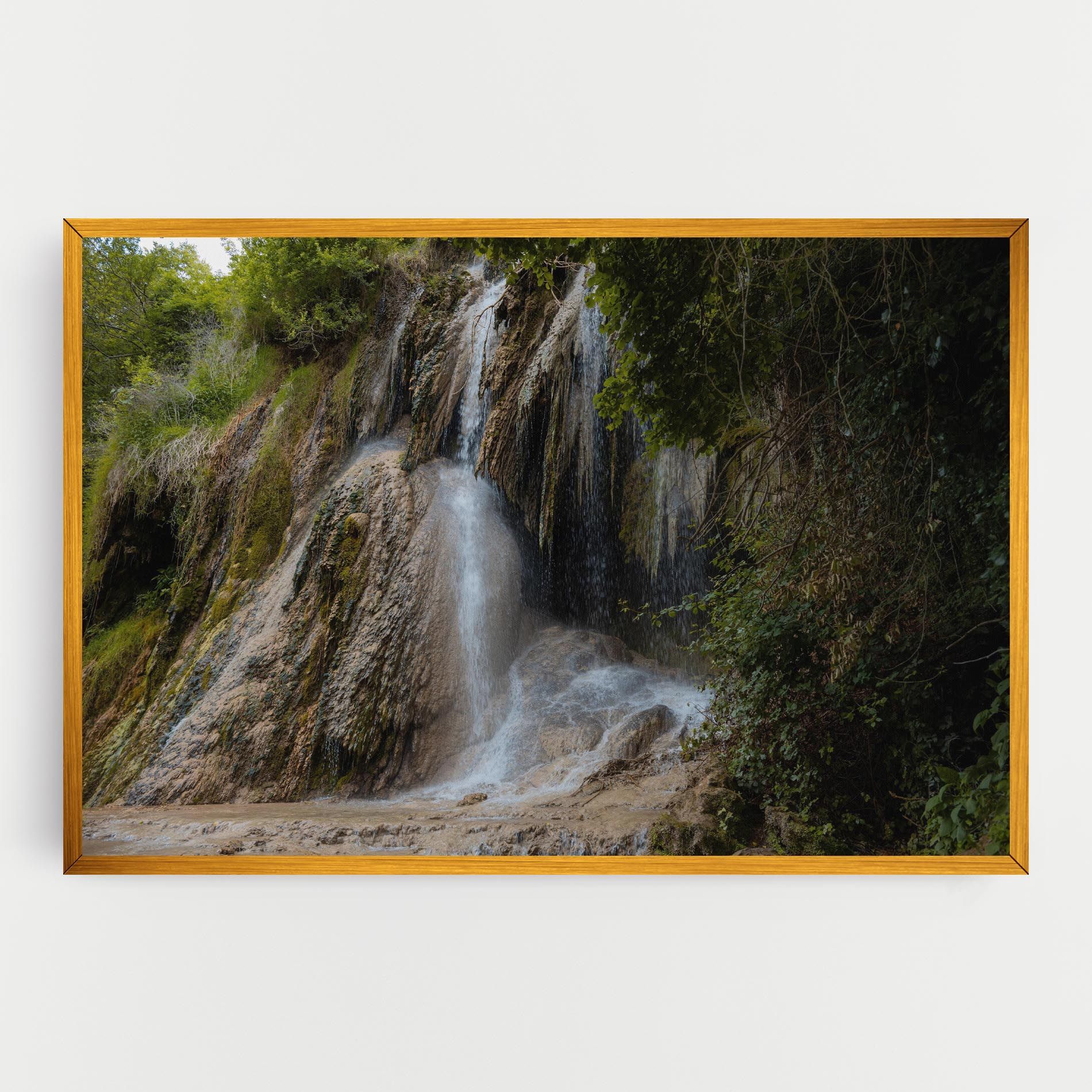 Pretty Waterfall Forest mockup 0