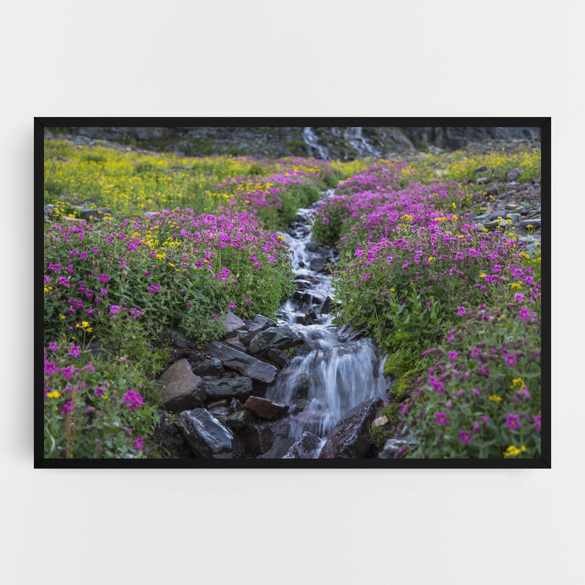 Purple Field Waterfall mockup 0