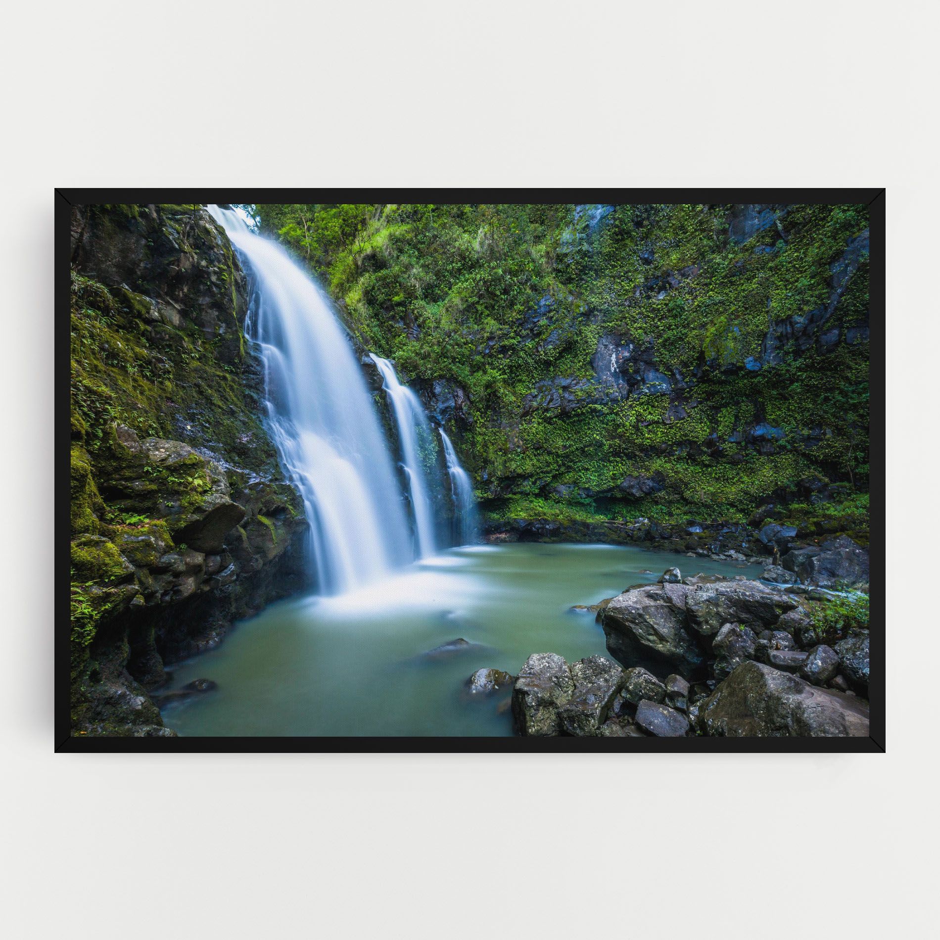 Swimming In Waterfall mockup 0