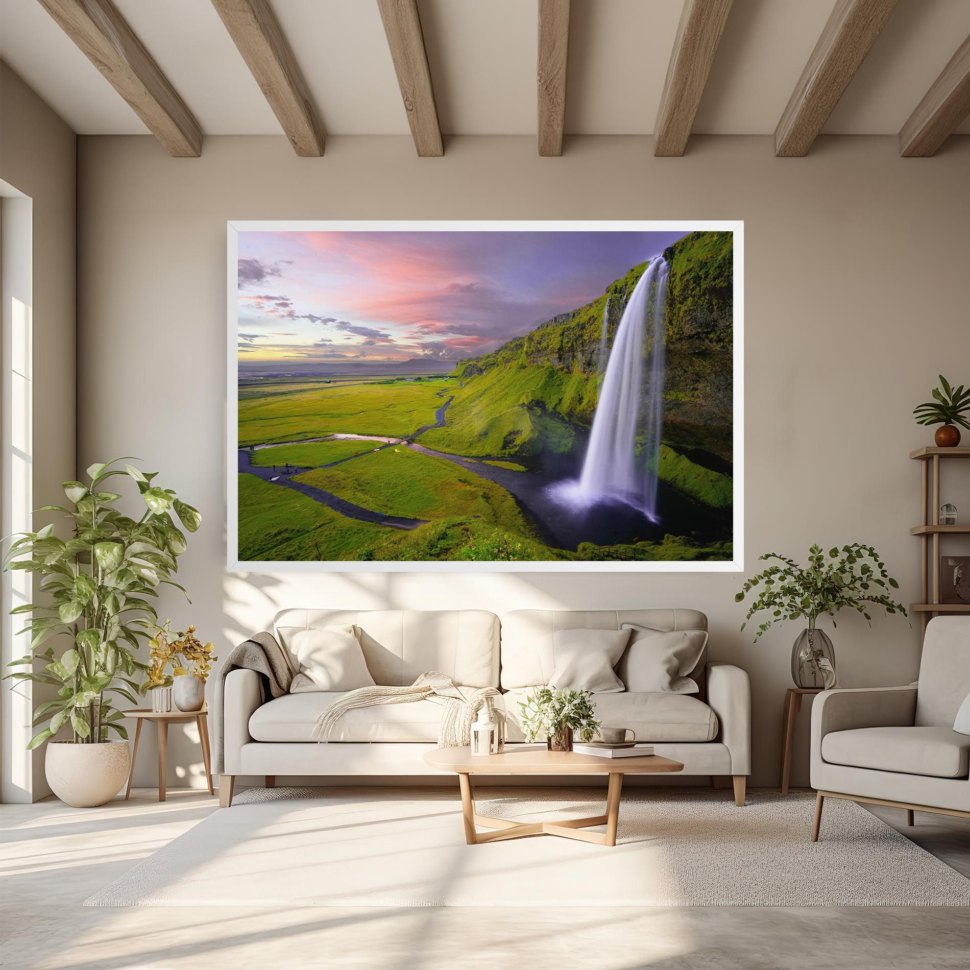 Pink Wky Waterfall mockup 6