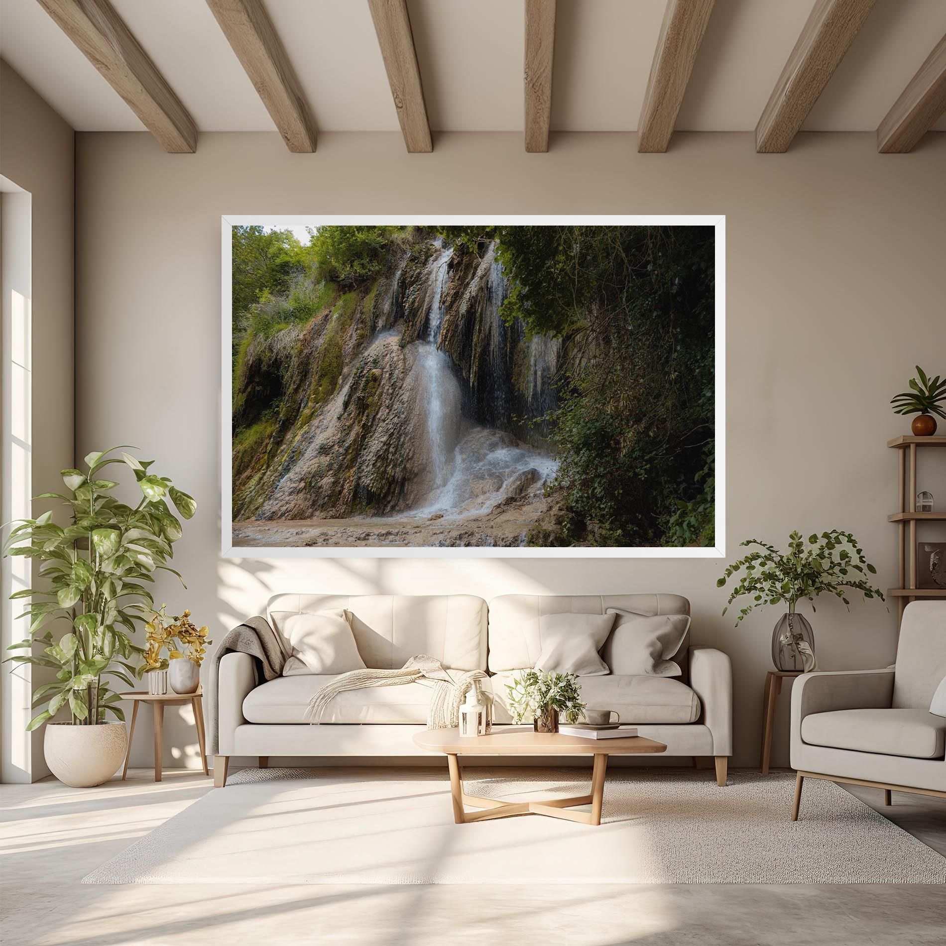 Pretty Waterfall Forest mockup 6