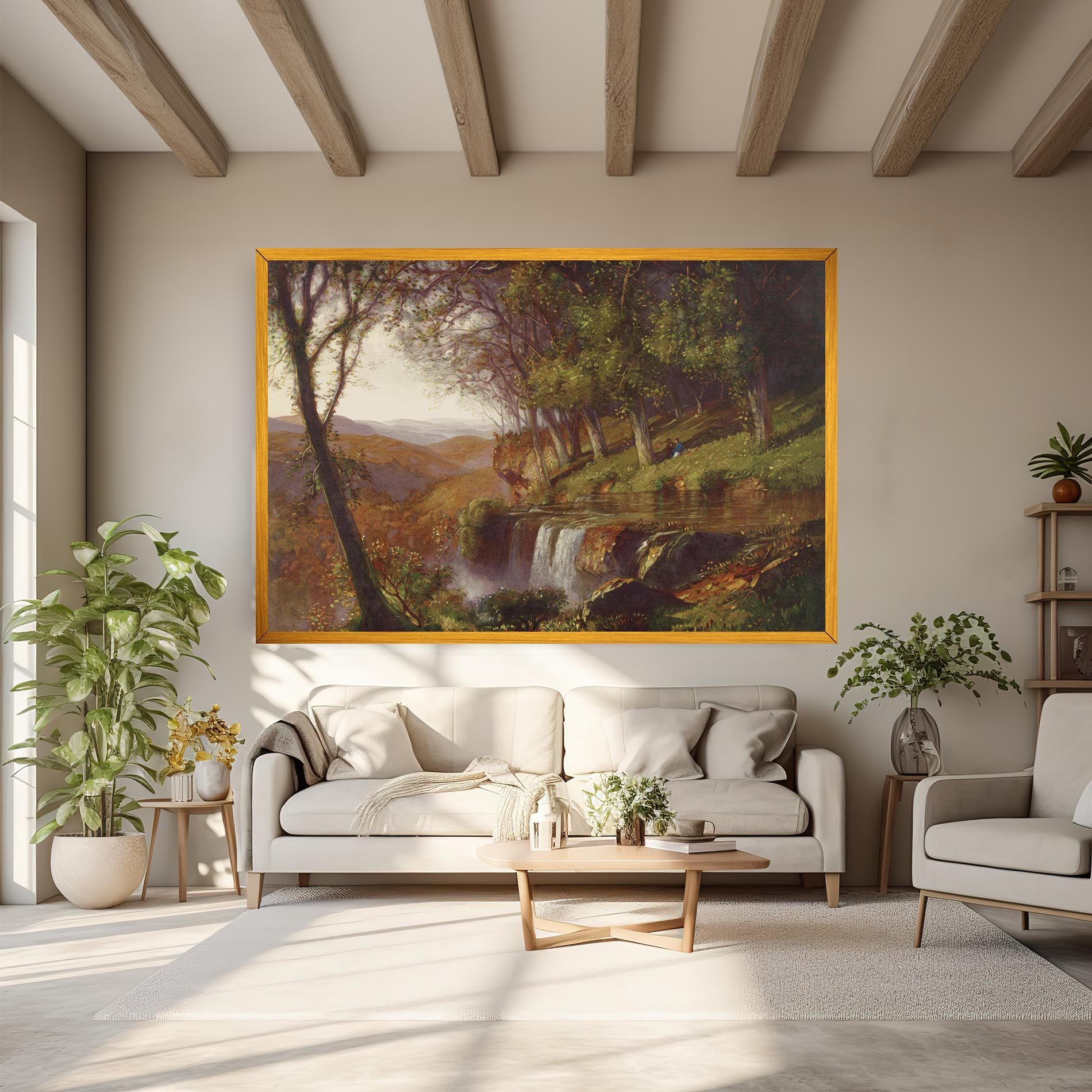 Waterfall Painting mockup 6