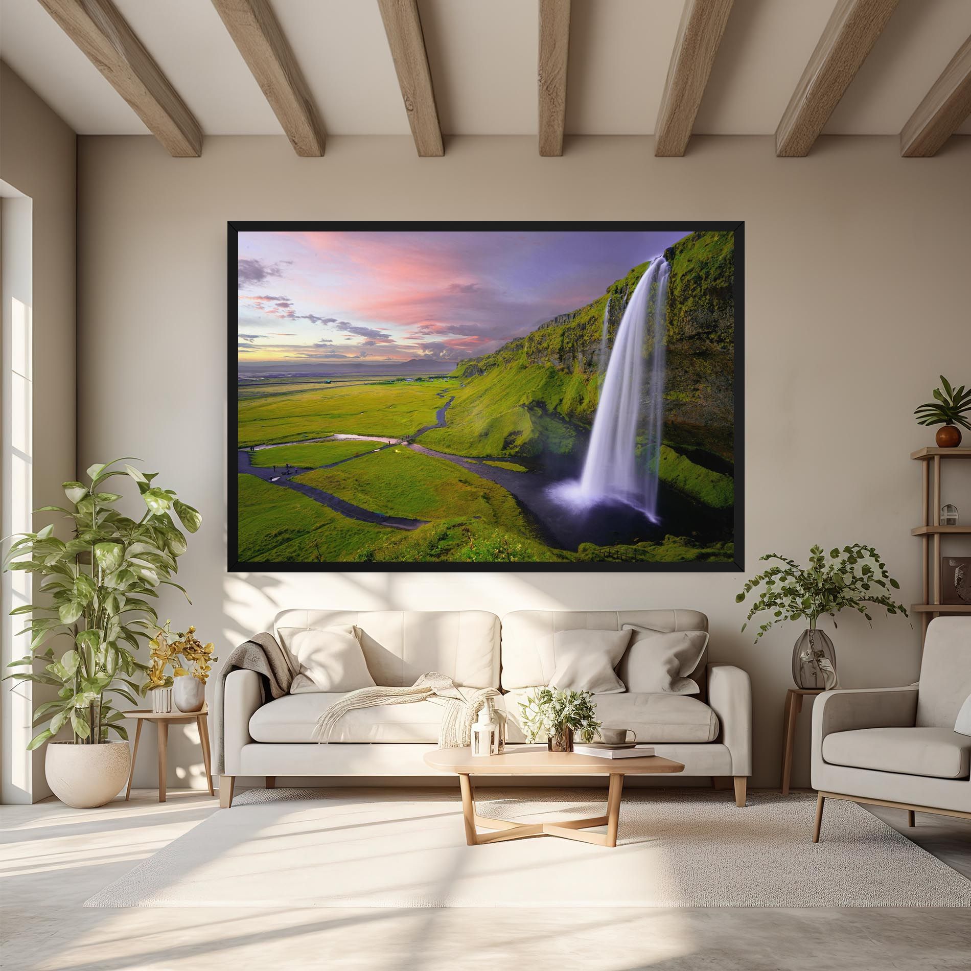 Pink Wky Waterfall mockup 6