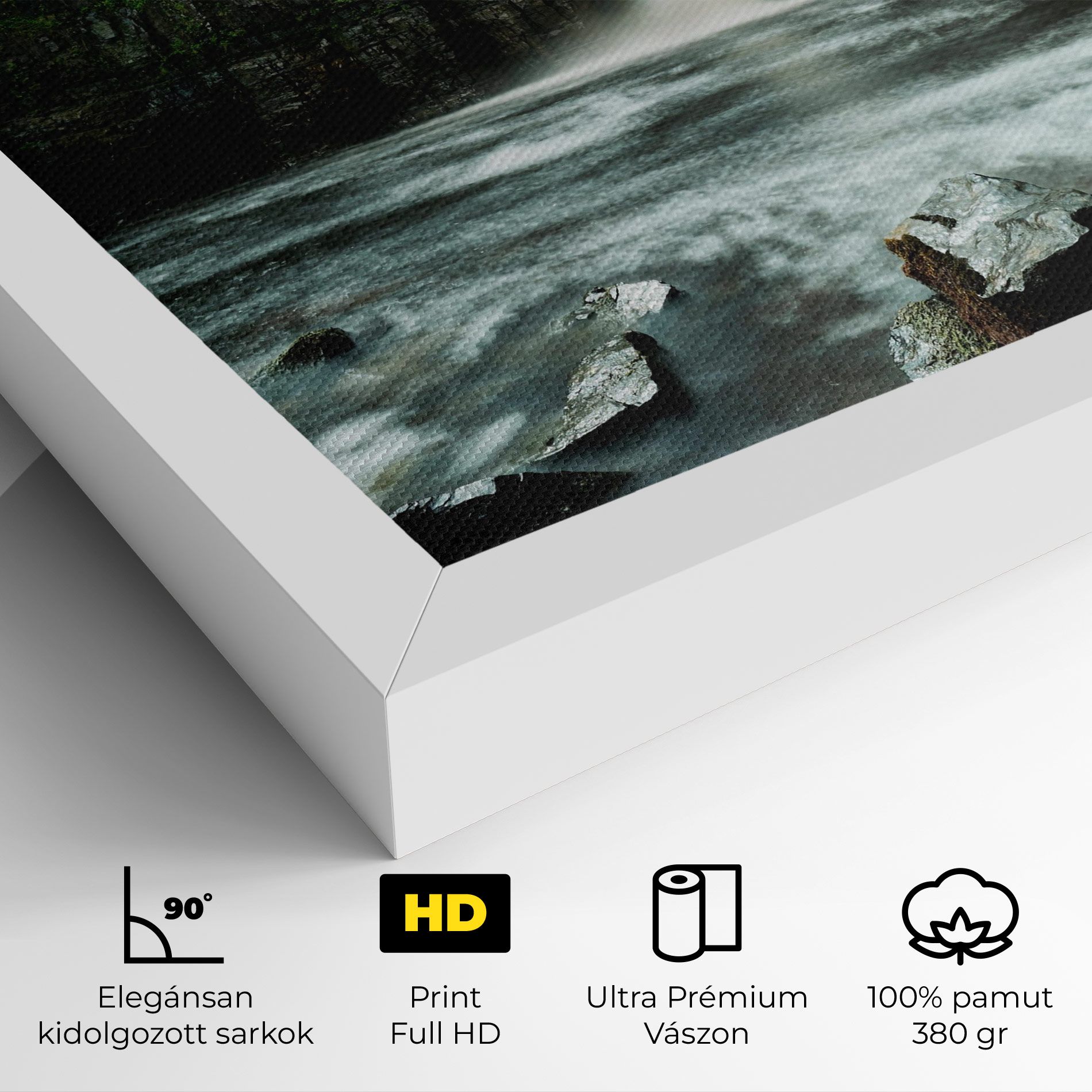 Beautiful Water Falling mockup 4