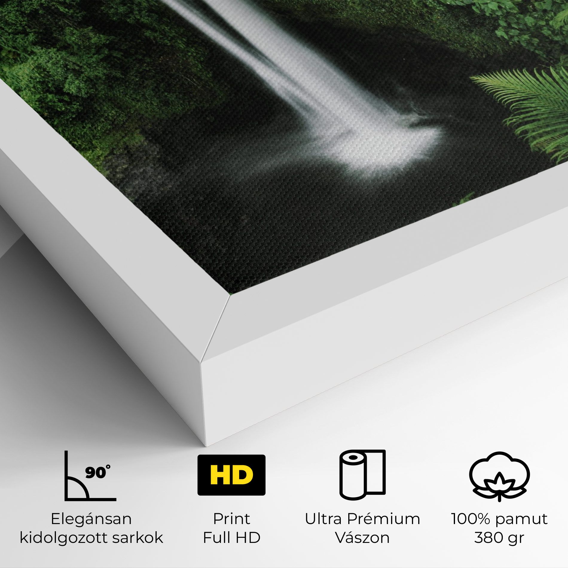 Green Nature Waterfall mockup 4