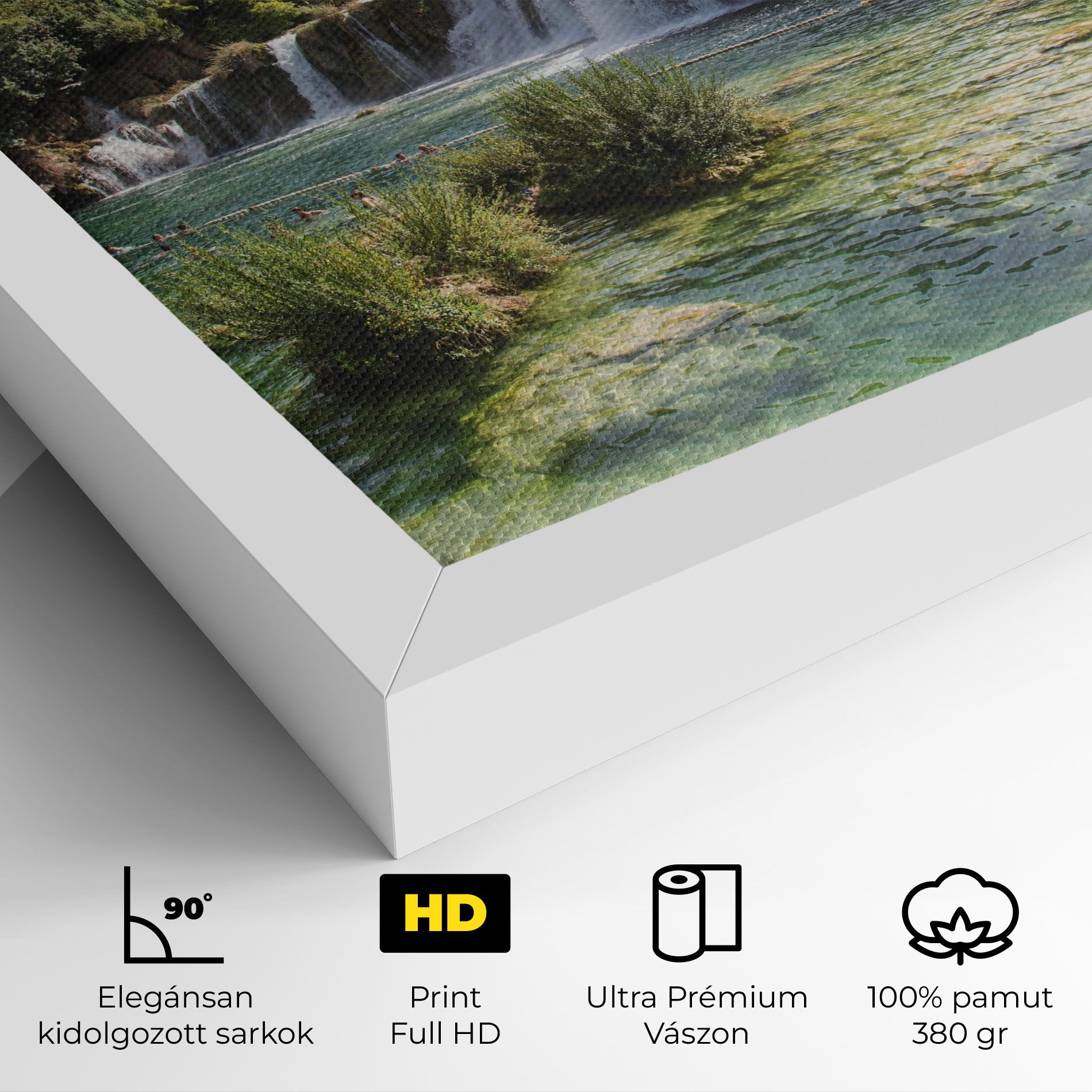 Green Waterfall mockup 4