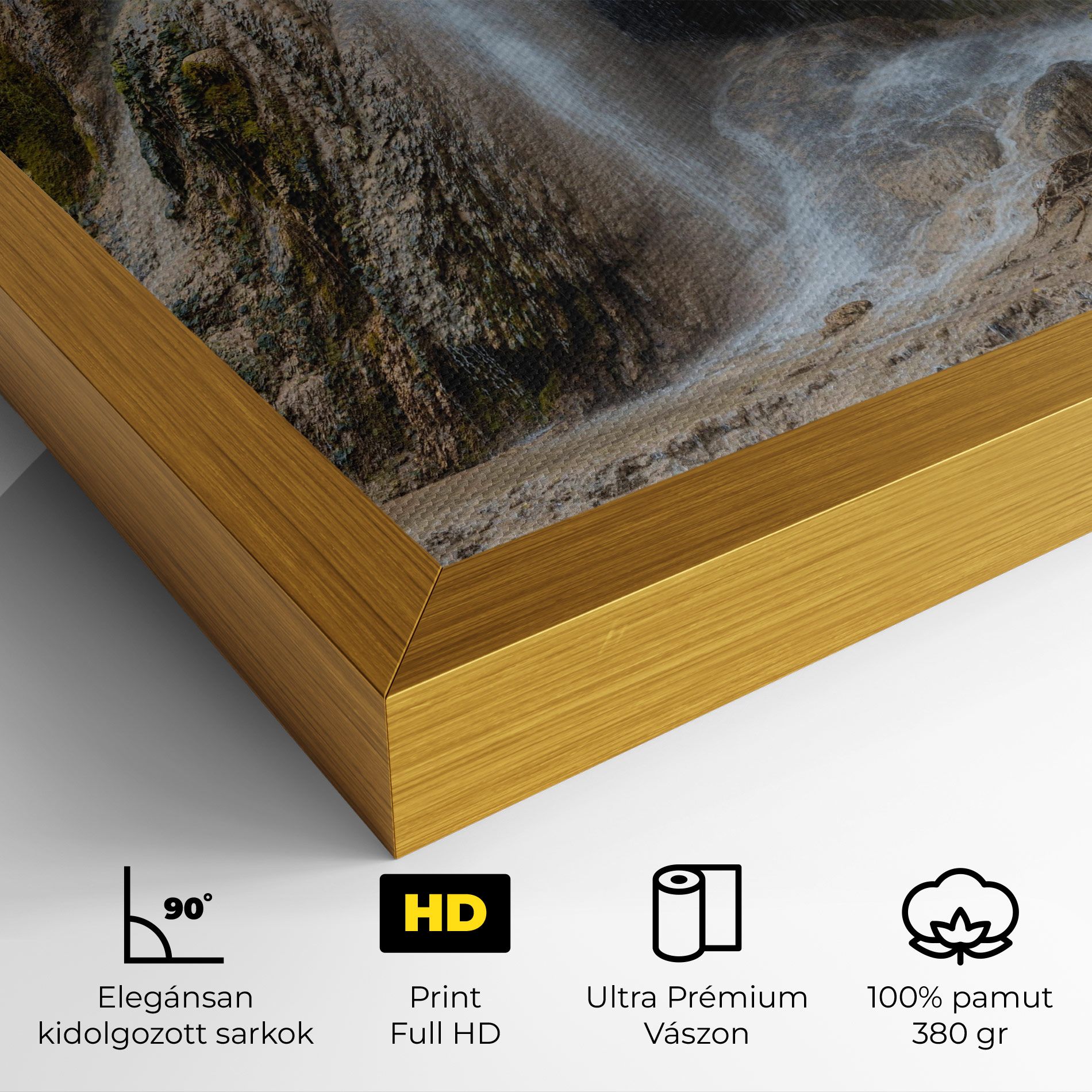 Pretty Waterfall Forest mockup 4