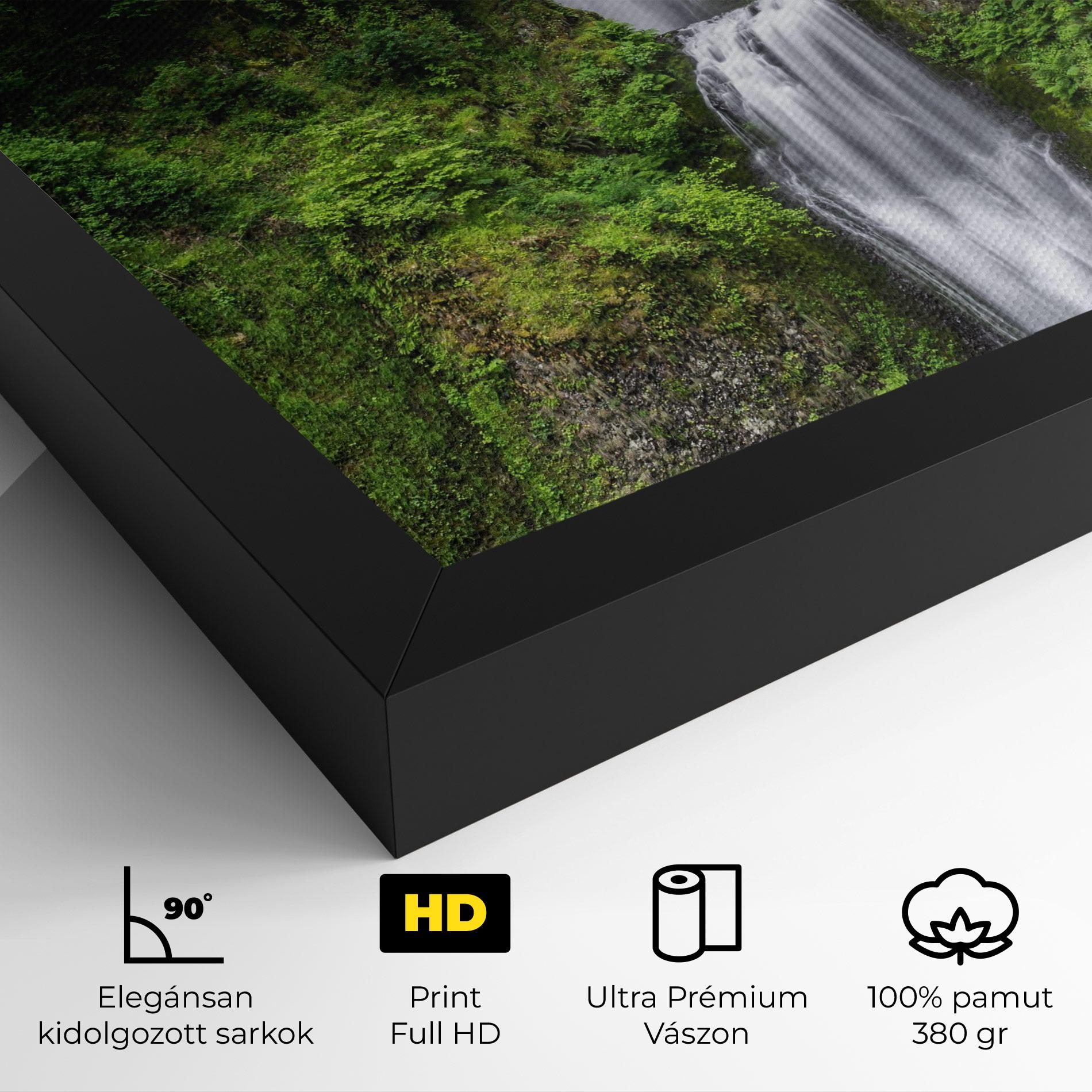 Vászonkép Green Leaves Bridge View mockup 4