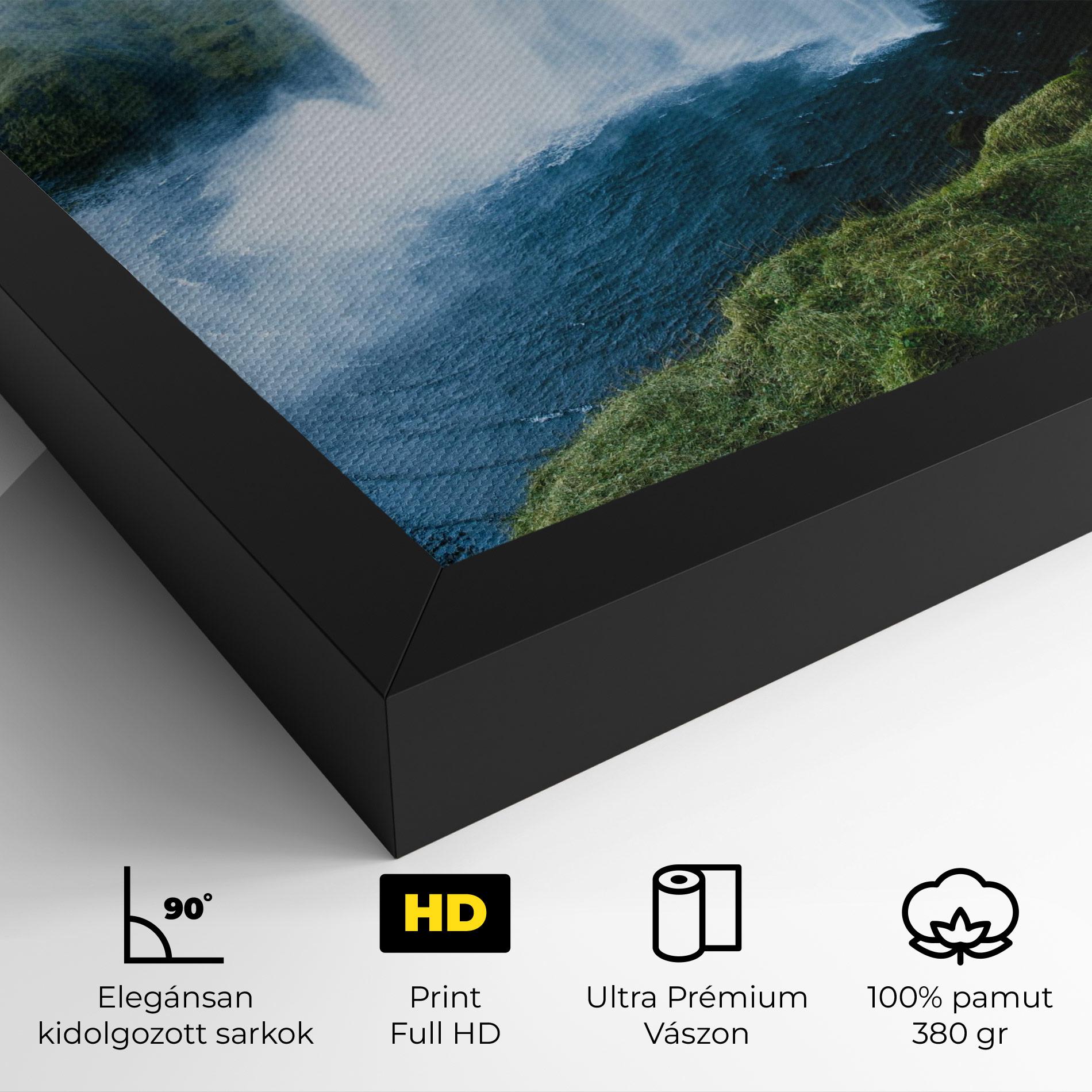 Vászonkép Majestic Waterfall mockup 4