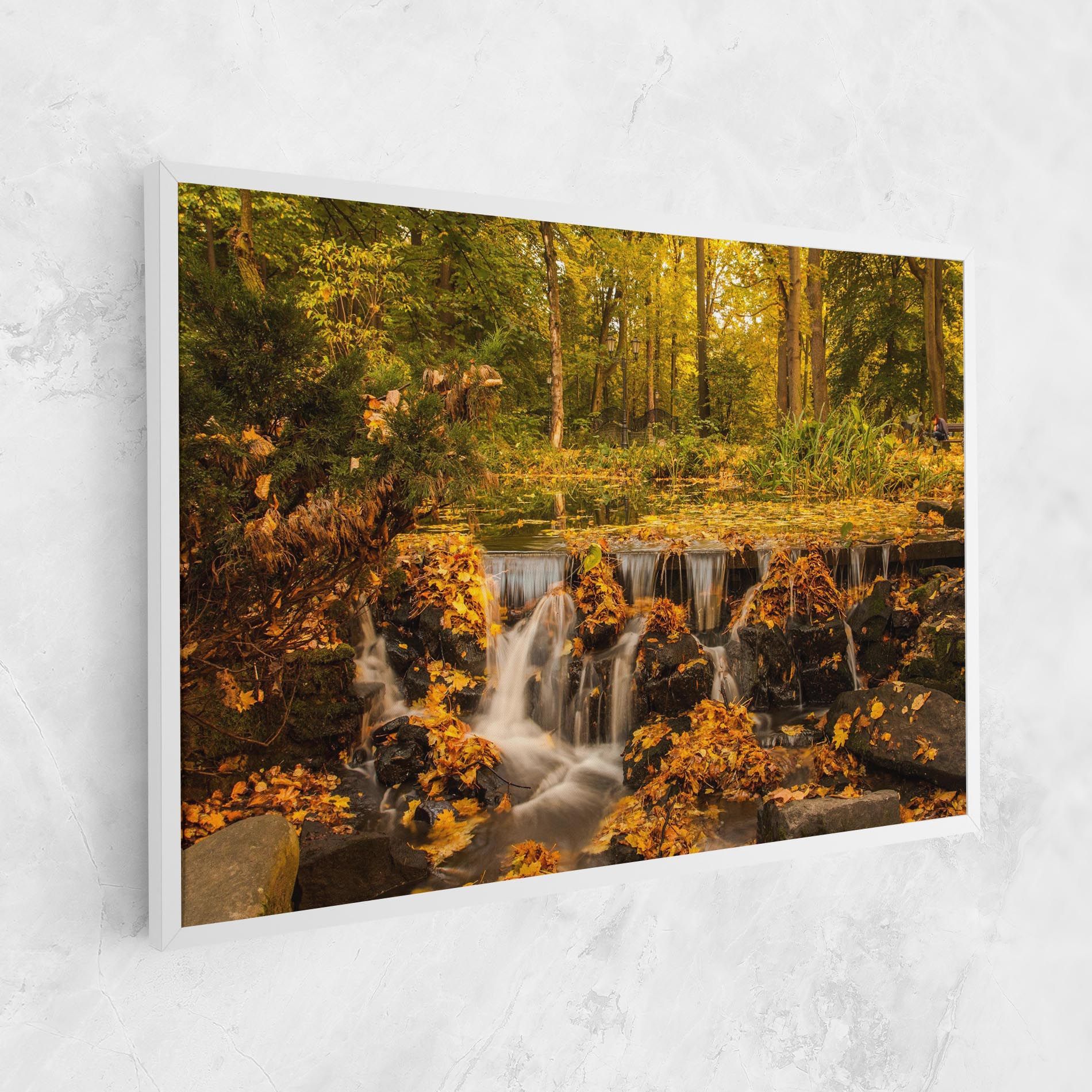 Autumn Pretty Waterfall mockup 1