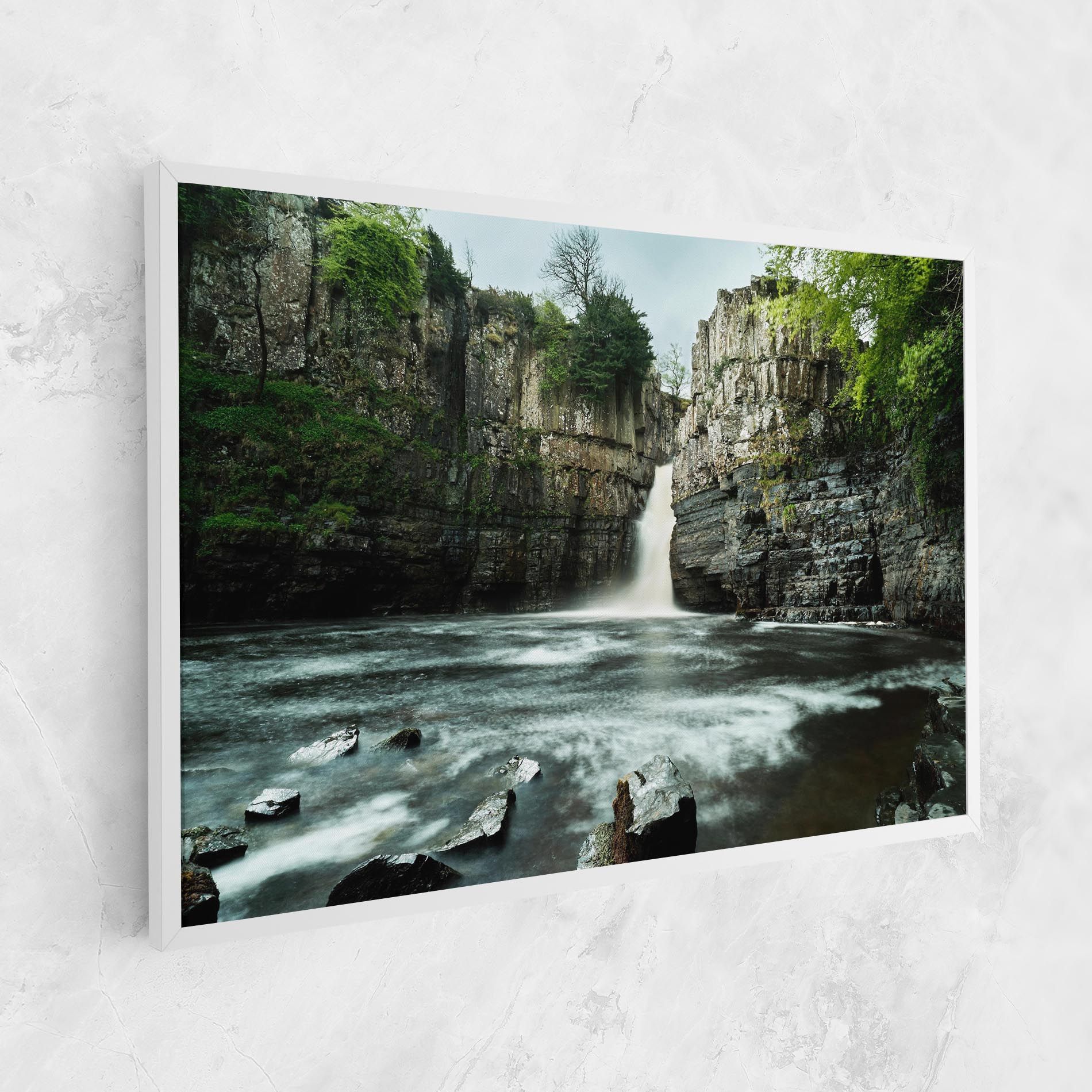 Beautiful Water Falling mockup 1