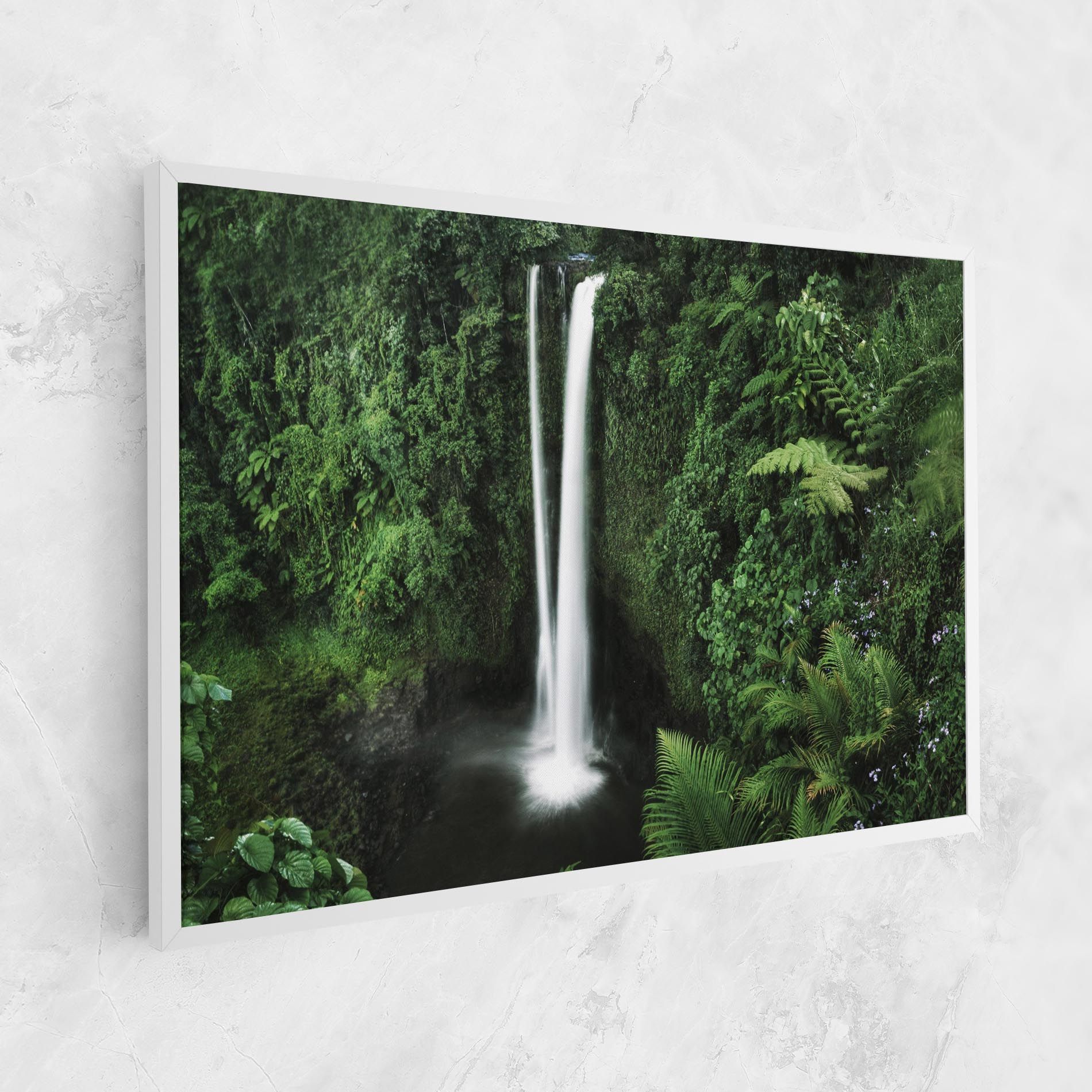 Green Nature Waterfall mockup 1