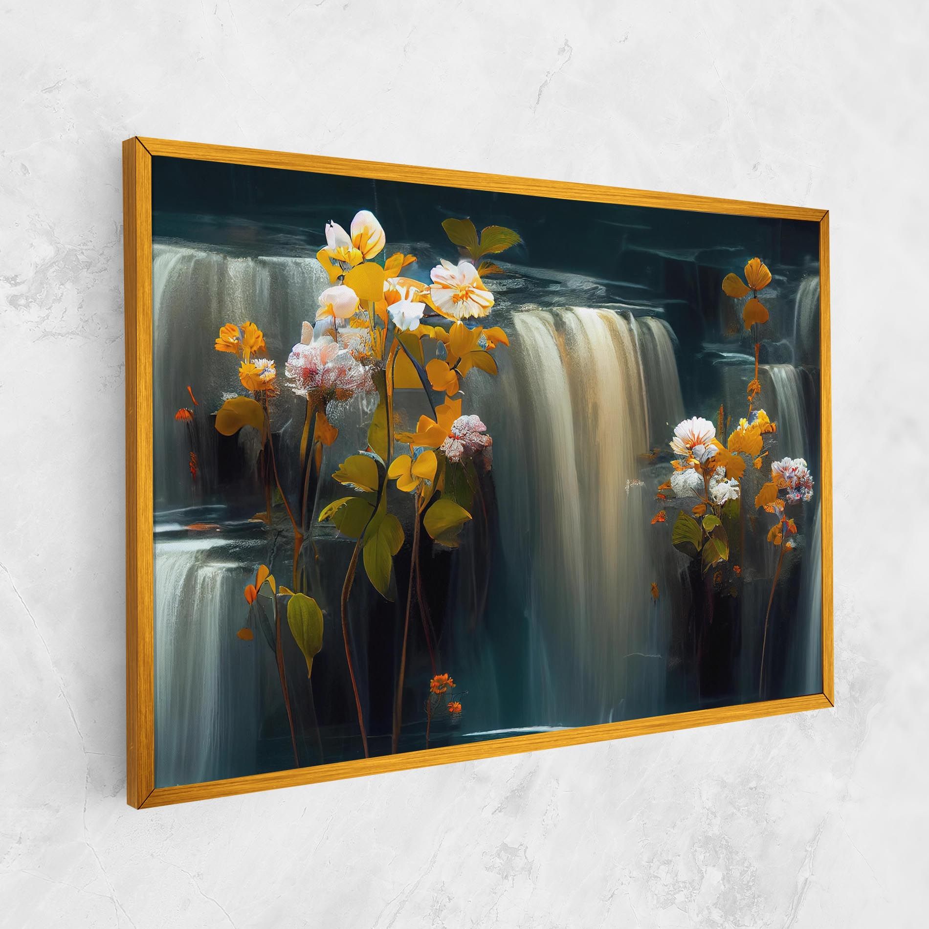 Flowers Waterfall mockup 1