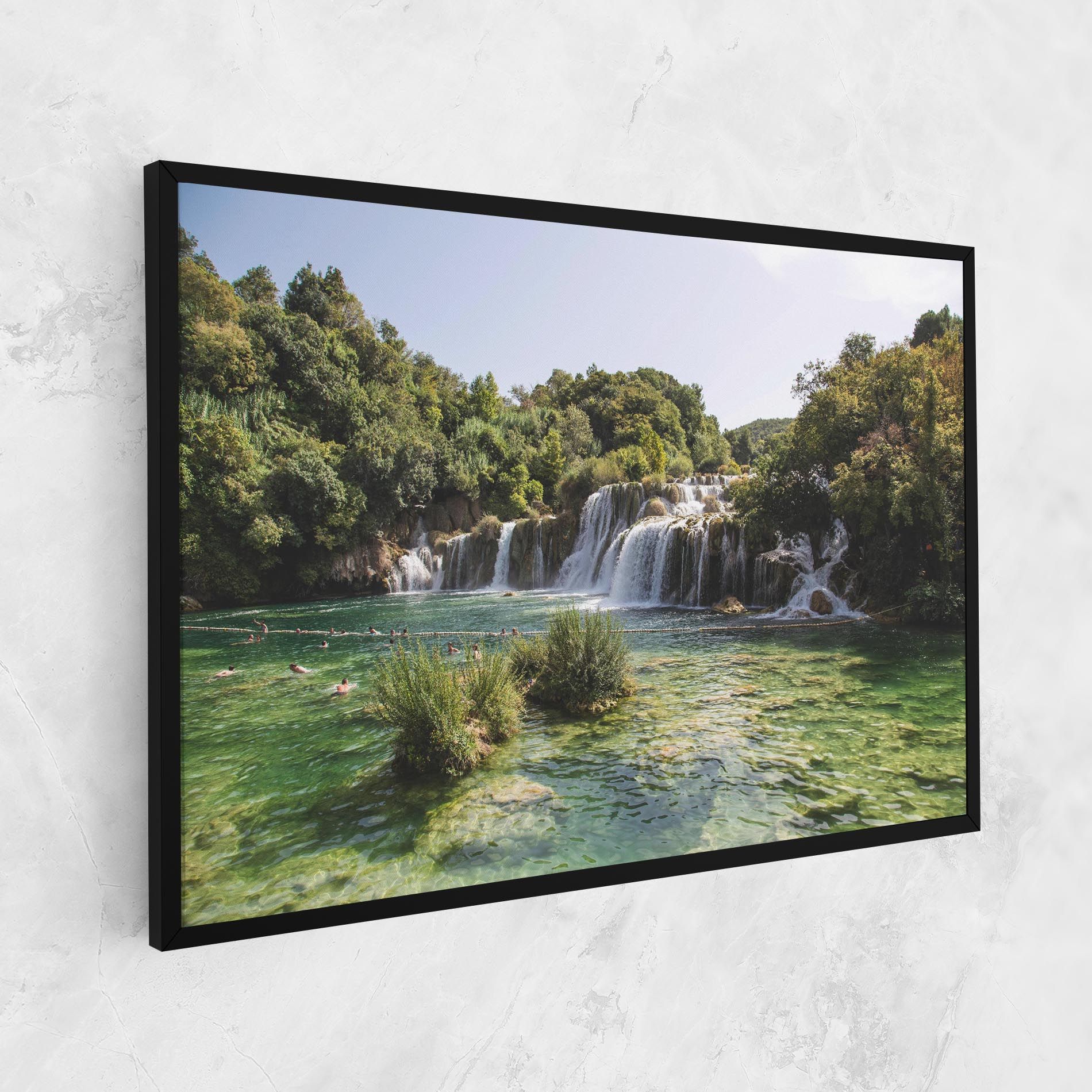 Green Waterfall mockup 1