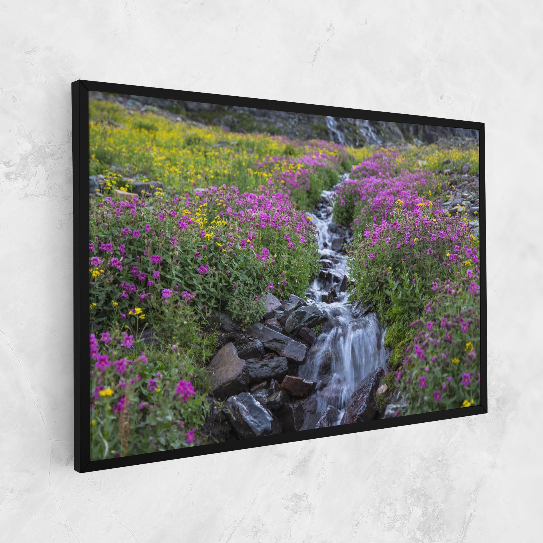 Purple Field Waterfall mockup 1