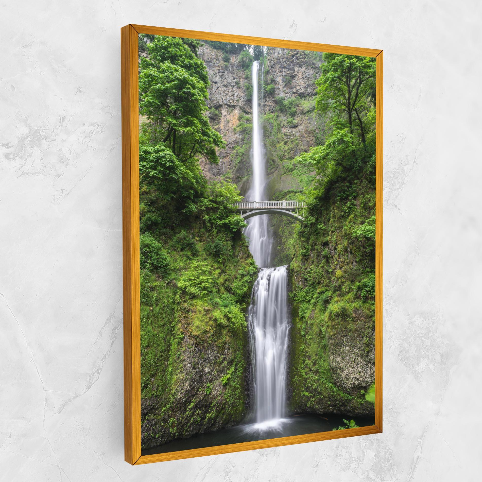 Vászonkép Green Leaves Bridge View mockup 1