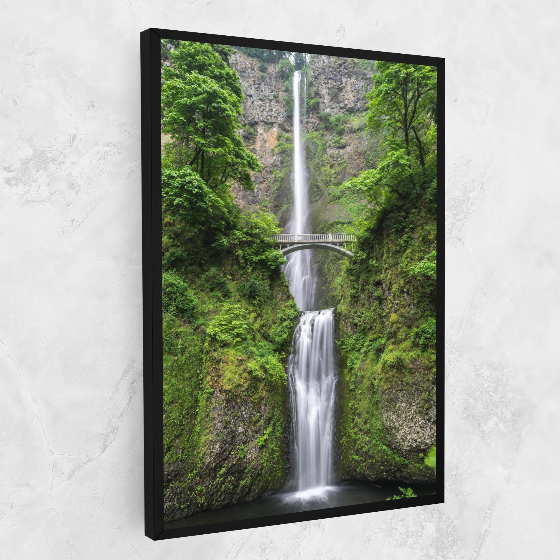 Vászonkép Green Leaves Bridge View mockup 1