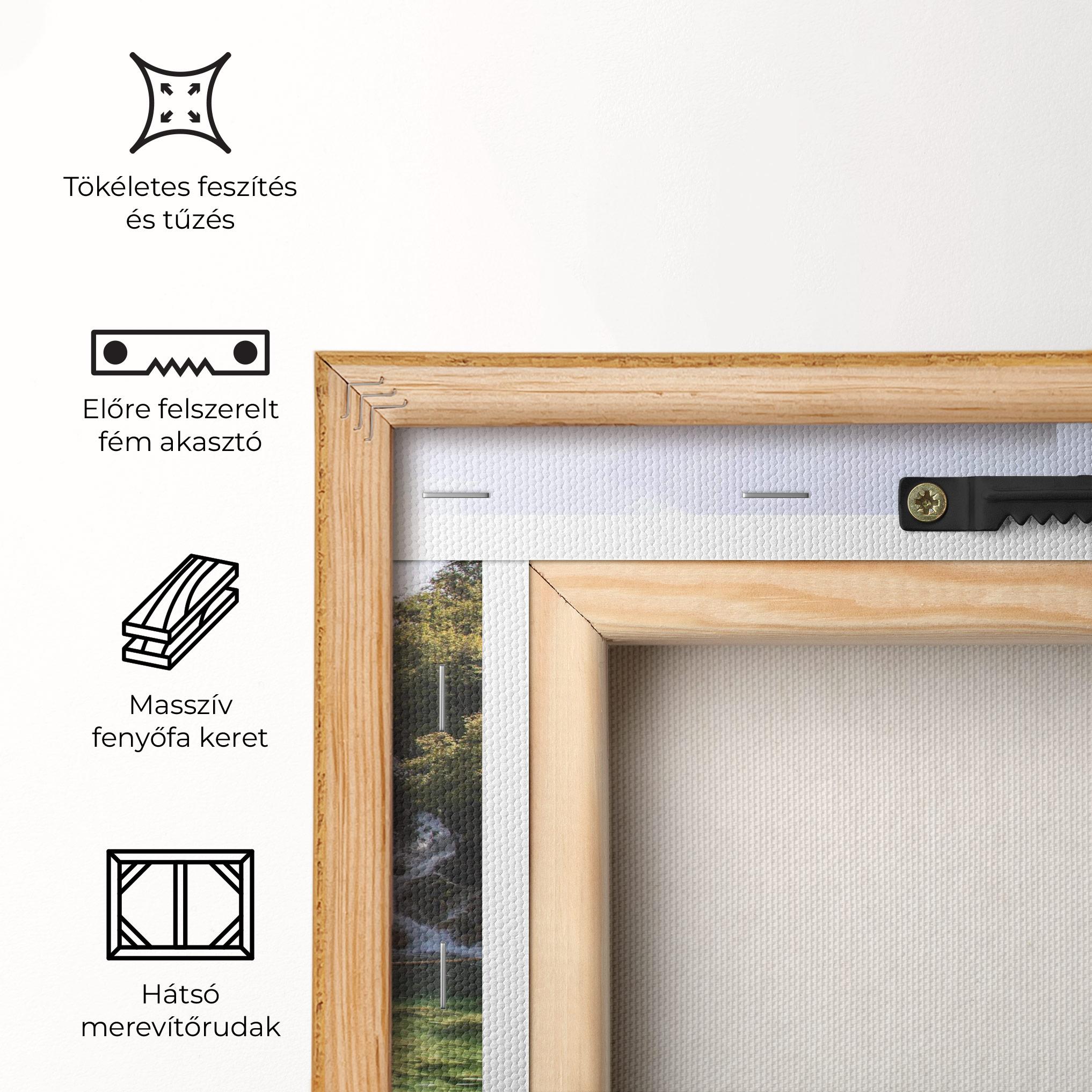 Vászonkép Green Waterfall mockup 5