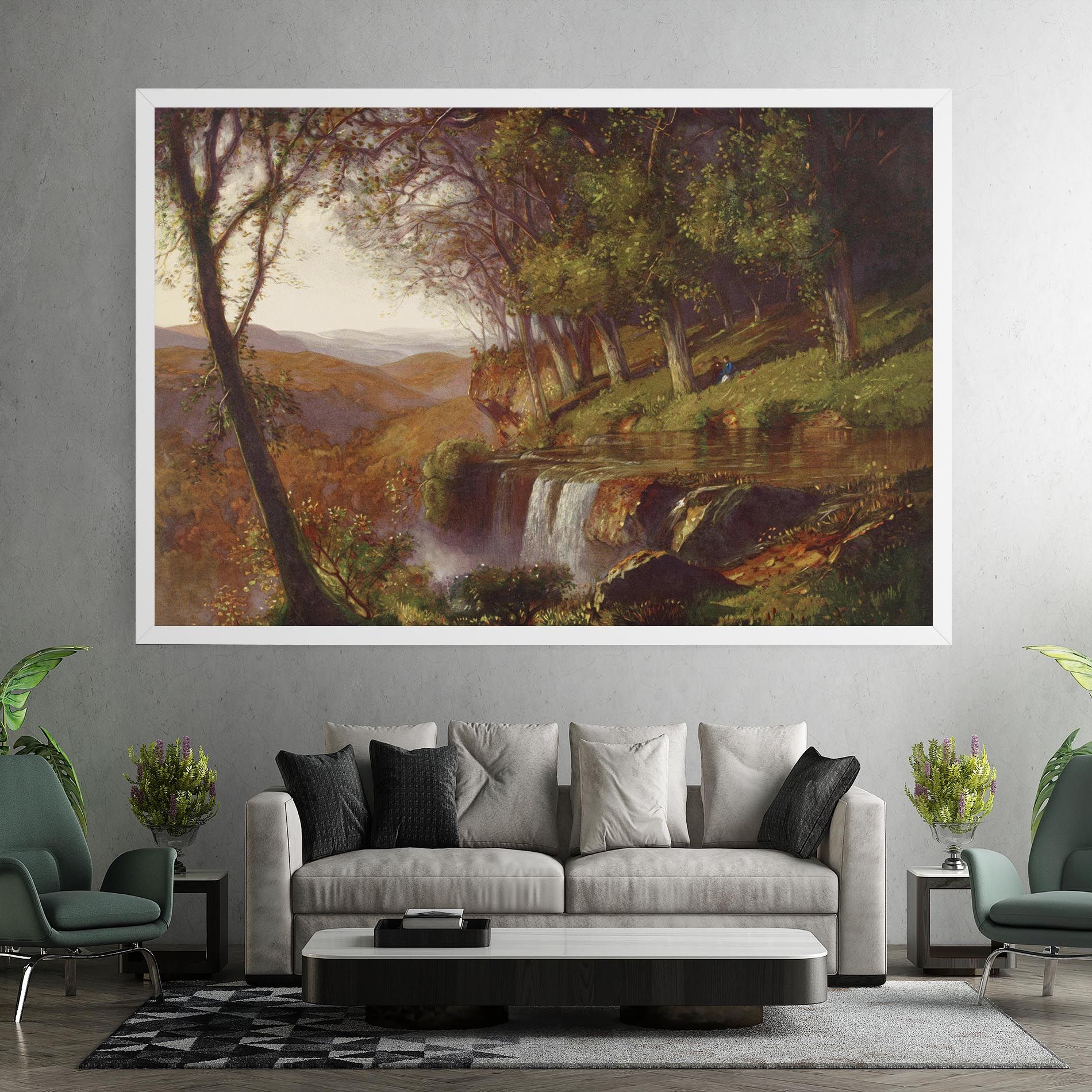 Waterfall Painting mockup 7
