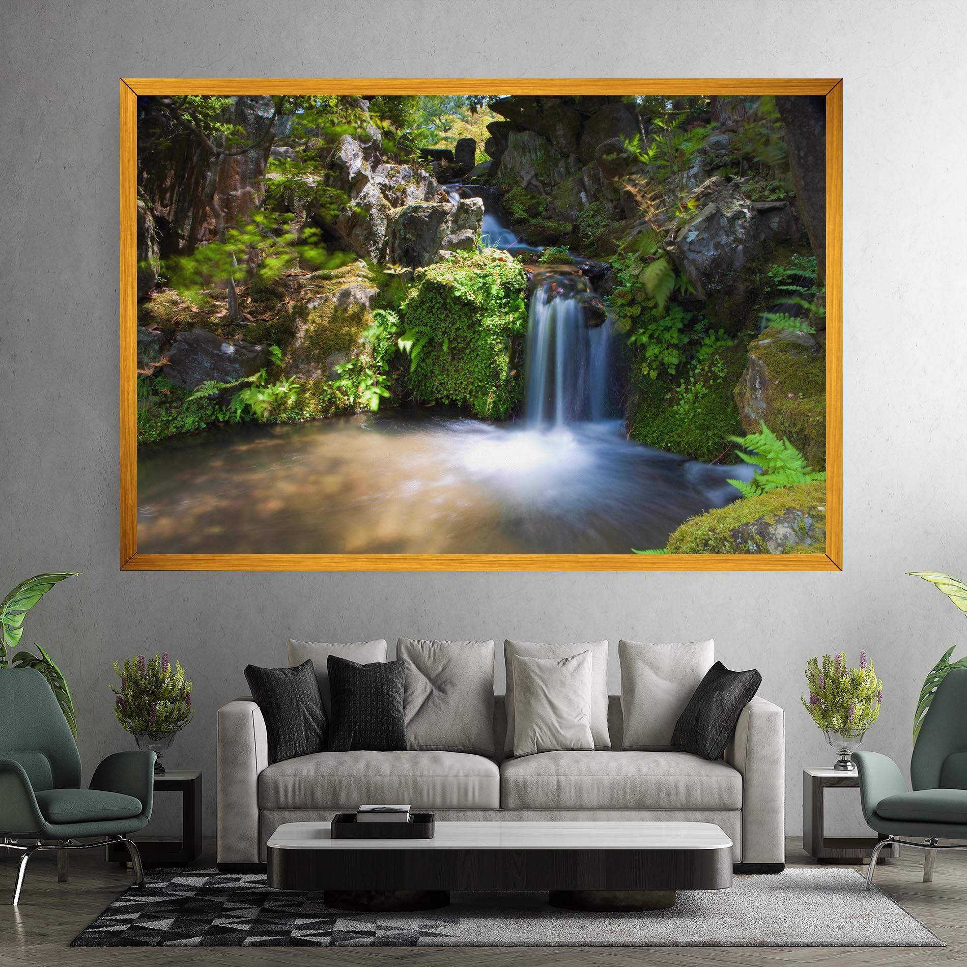 Jungle View Waterfall mockup 7