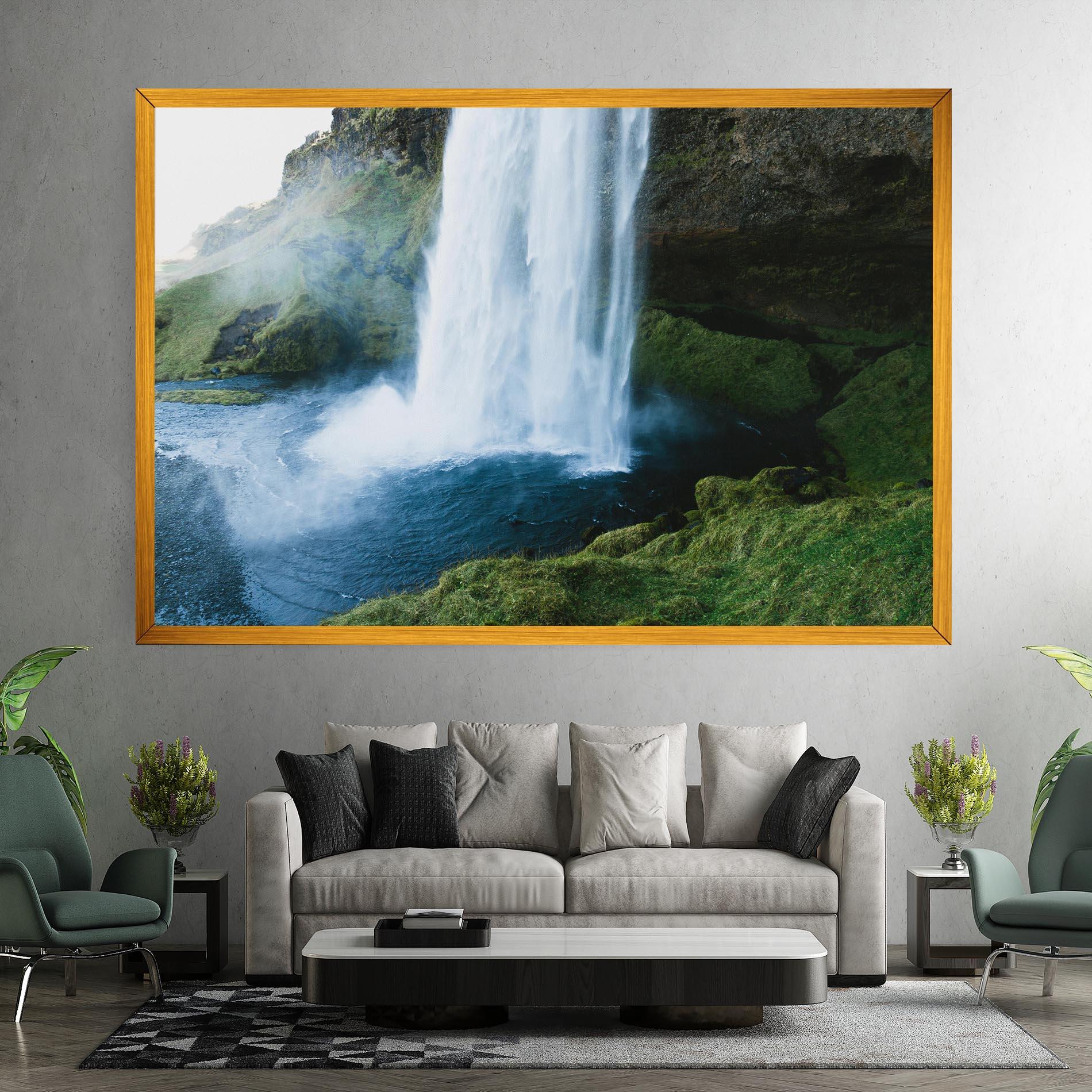 Vászonkép Majestic Waterfall mockup 7