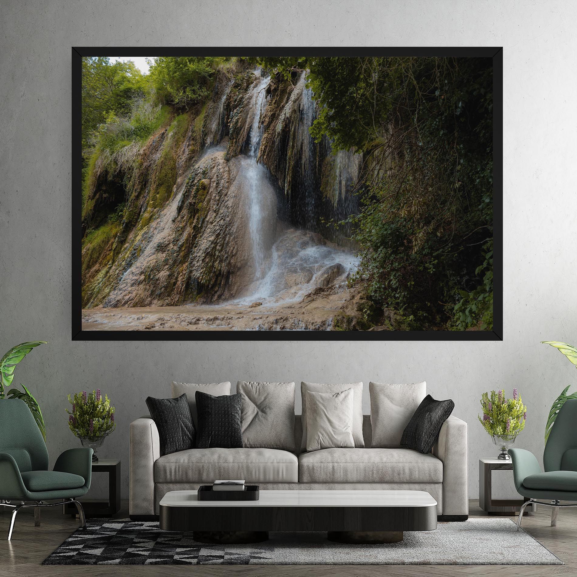 Pretty Waterfall Forest mockup 7