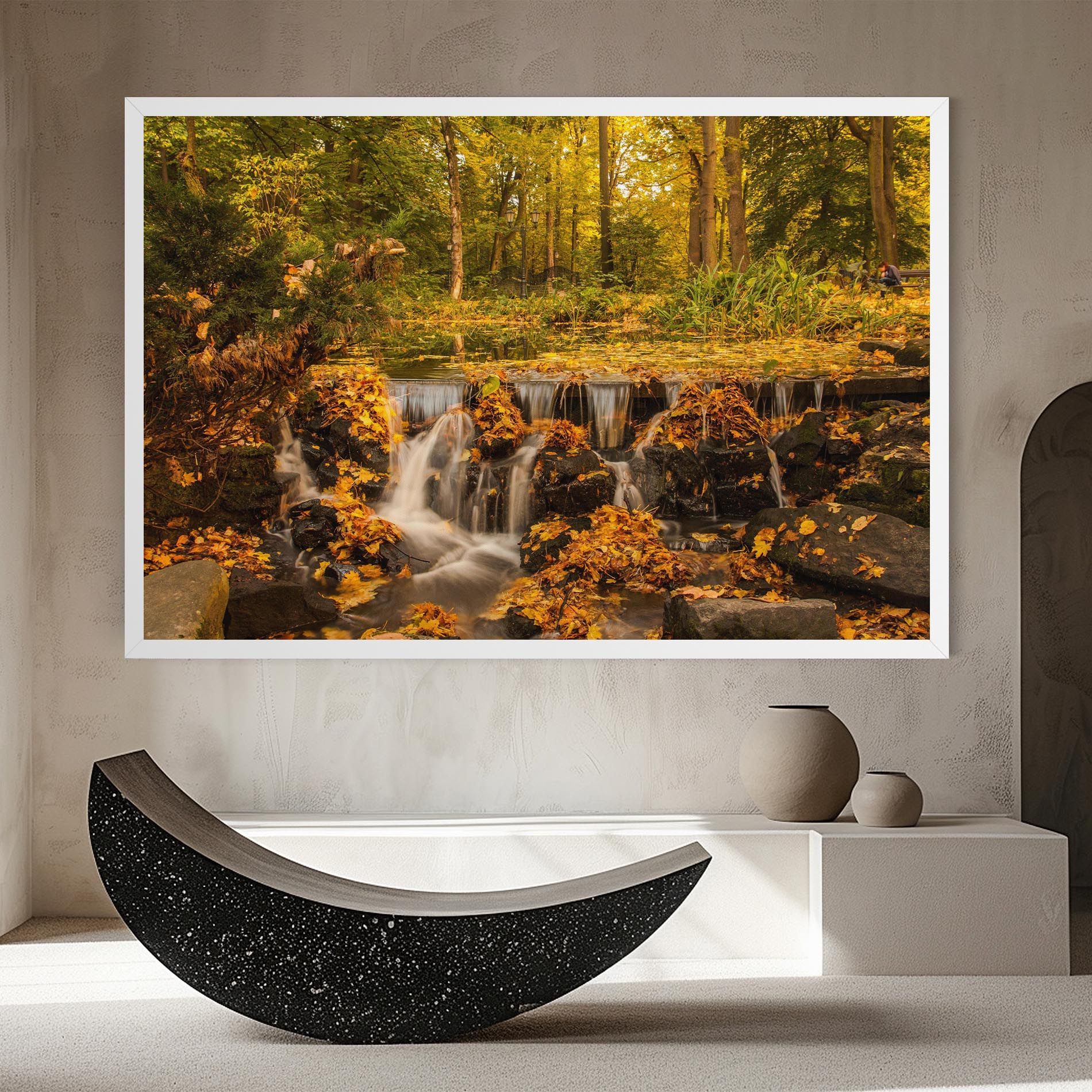 Autumn Pretty Waterfall mockup 8