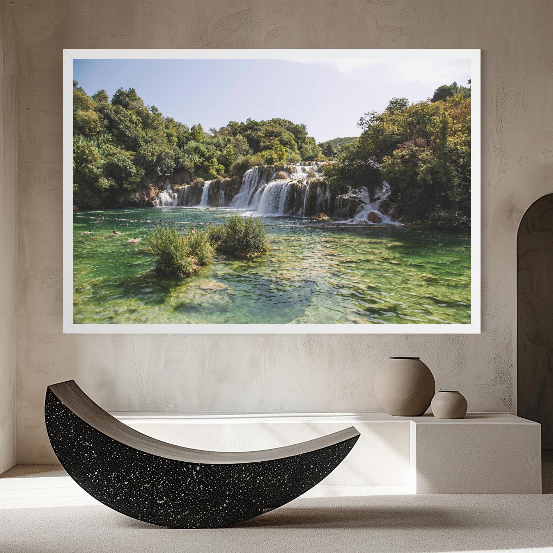 Green Waterfall mockup 8