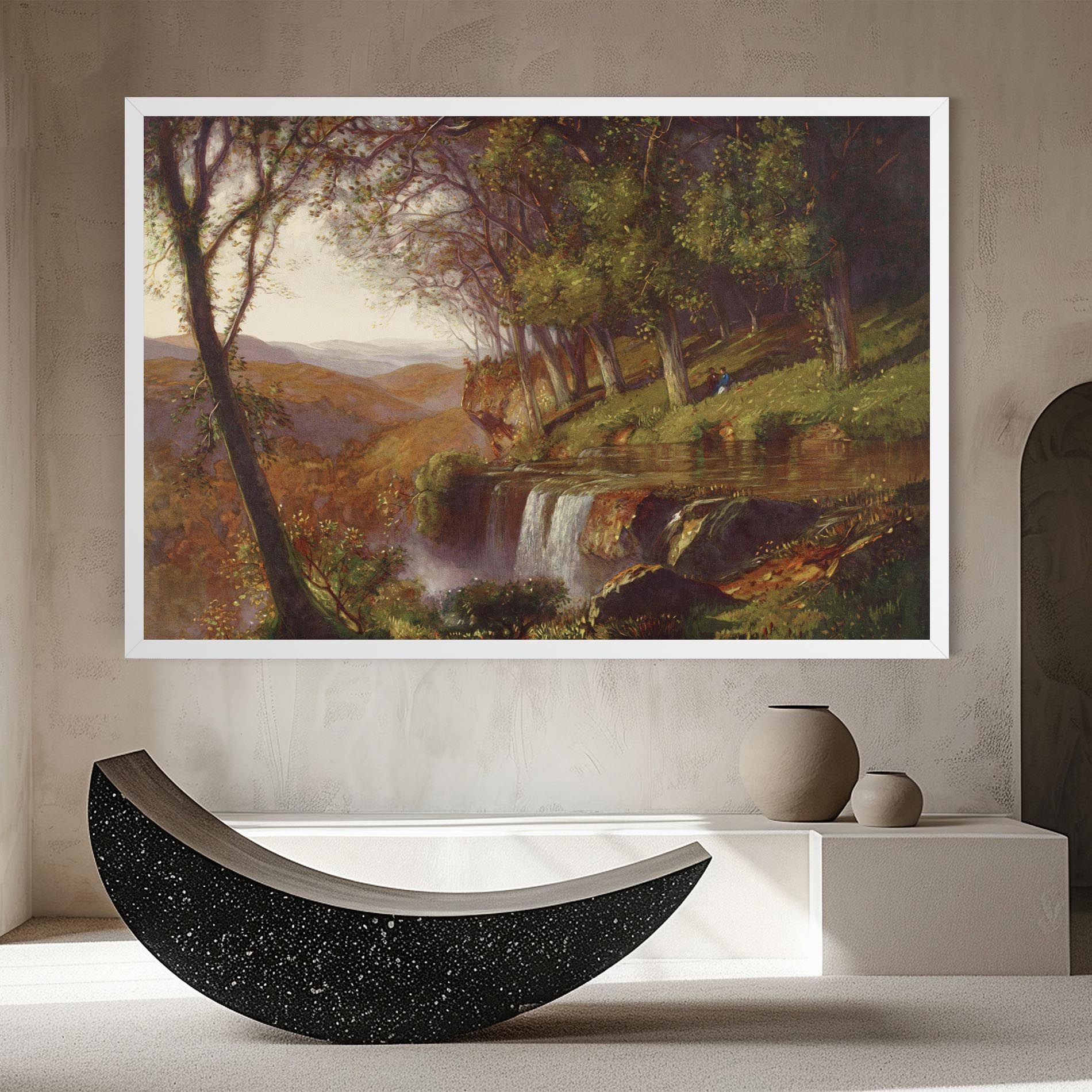 Waterfall Painting mockup 8