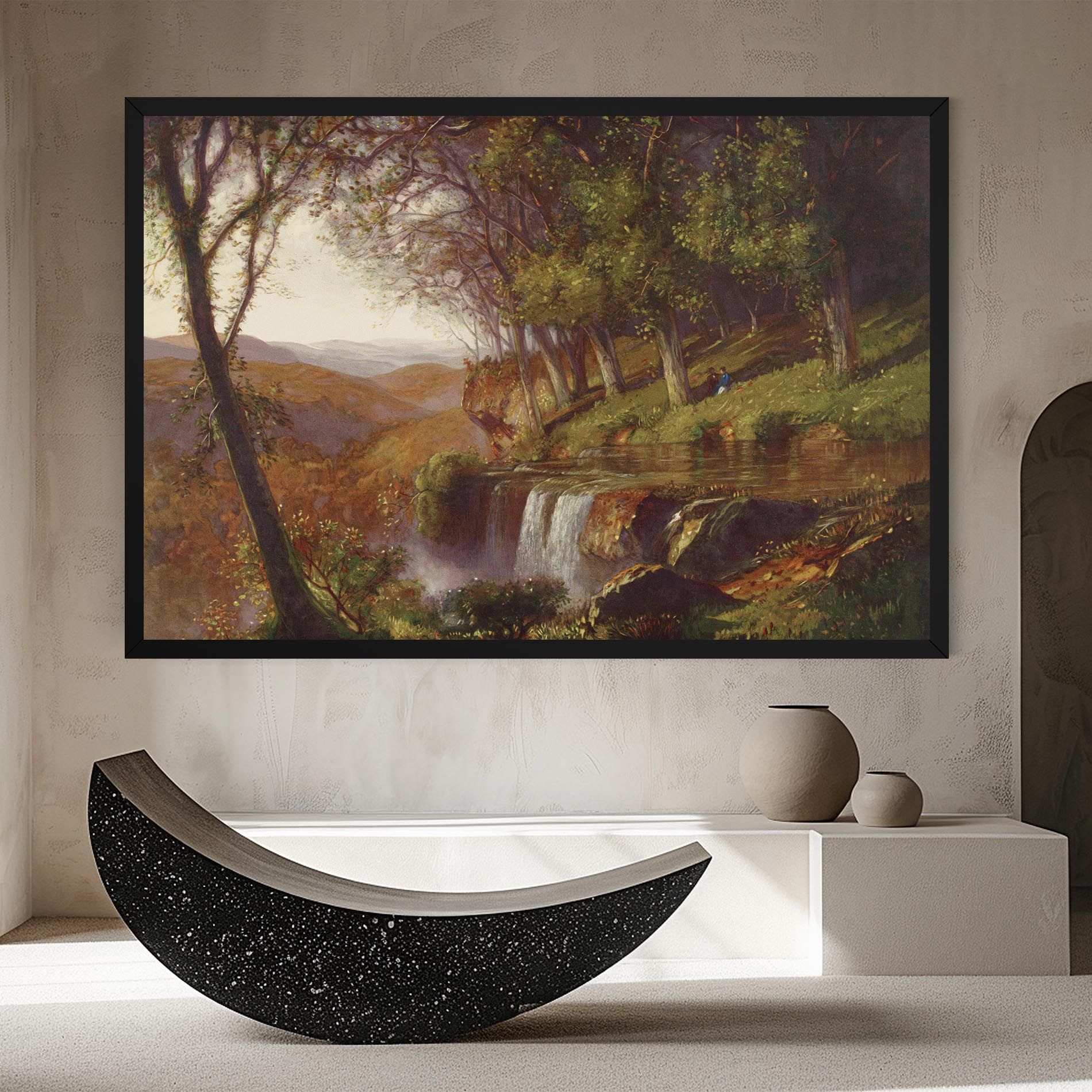 Waterfall Painting mockup 8