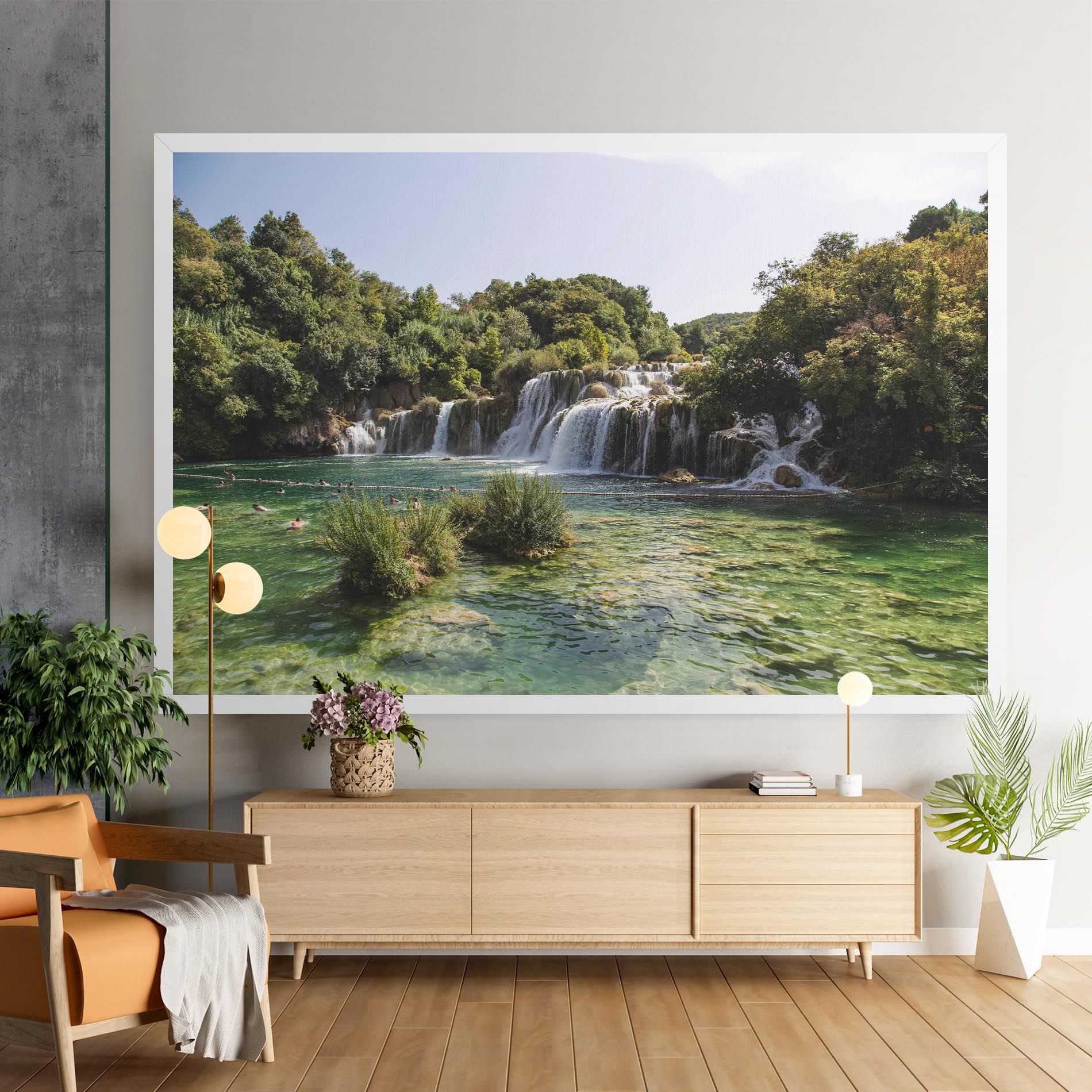 Green Waterfall mockup 9
