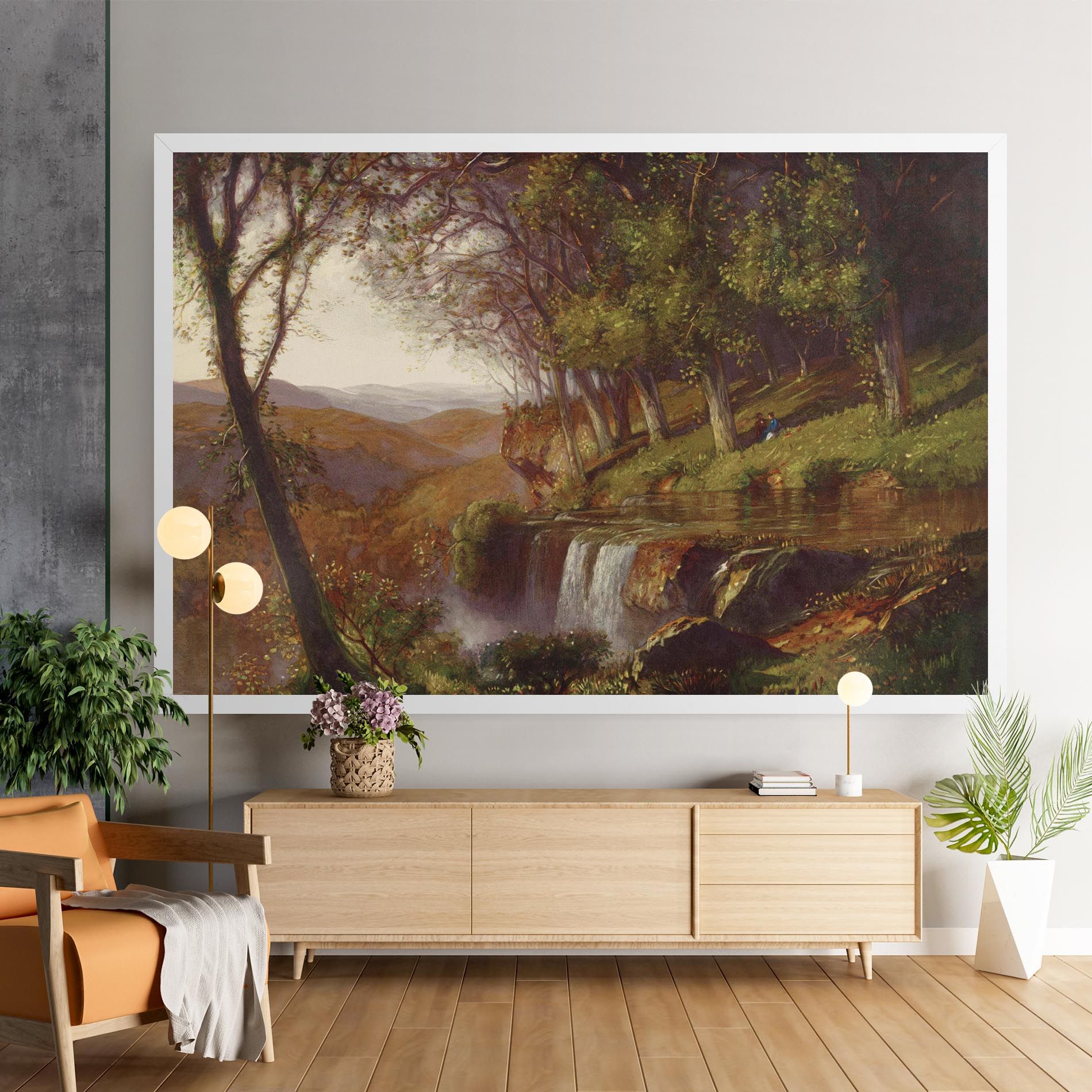 Waterfall Painting mockup 9