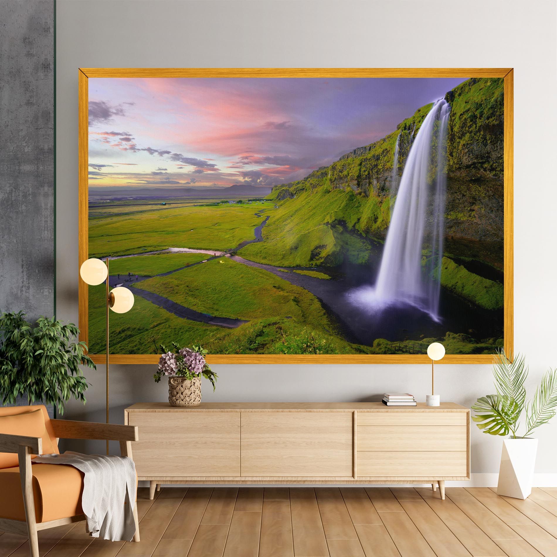 Pink Wky Waterfall mockup 9