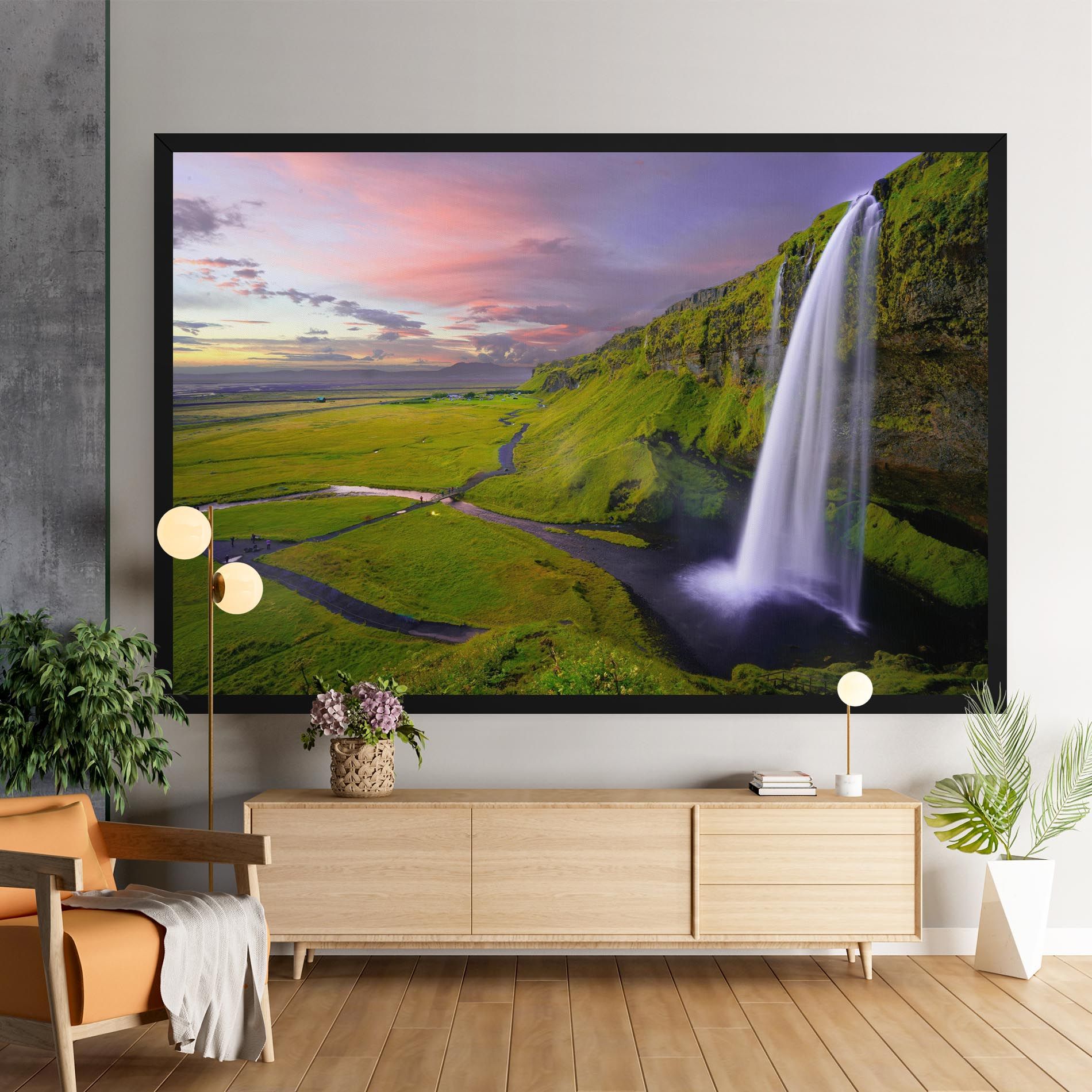 Pink Wky Waterfall mockup 9