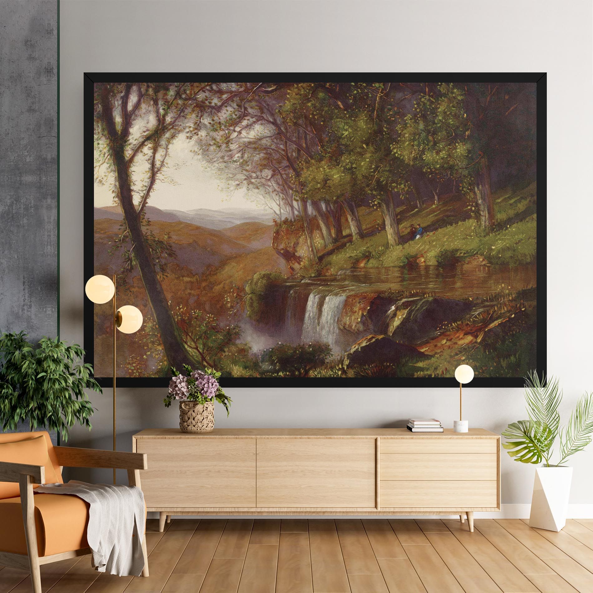 Waterfall Painting mockup 9