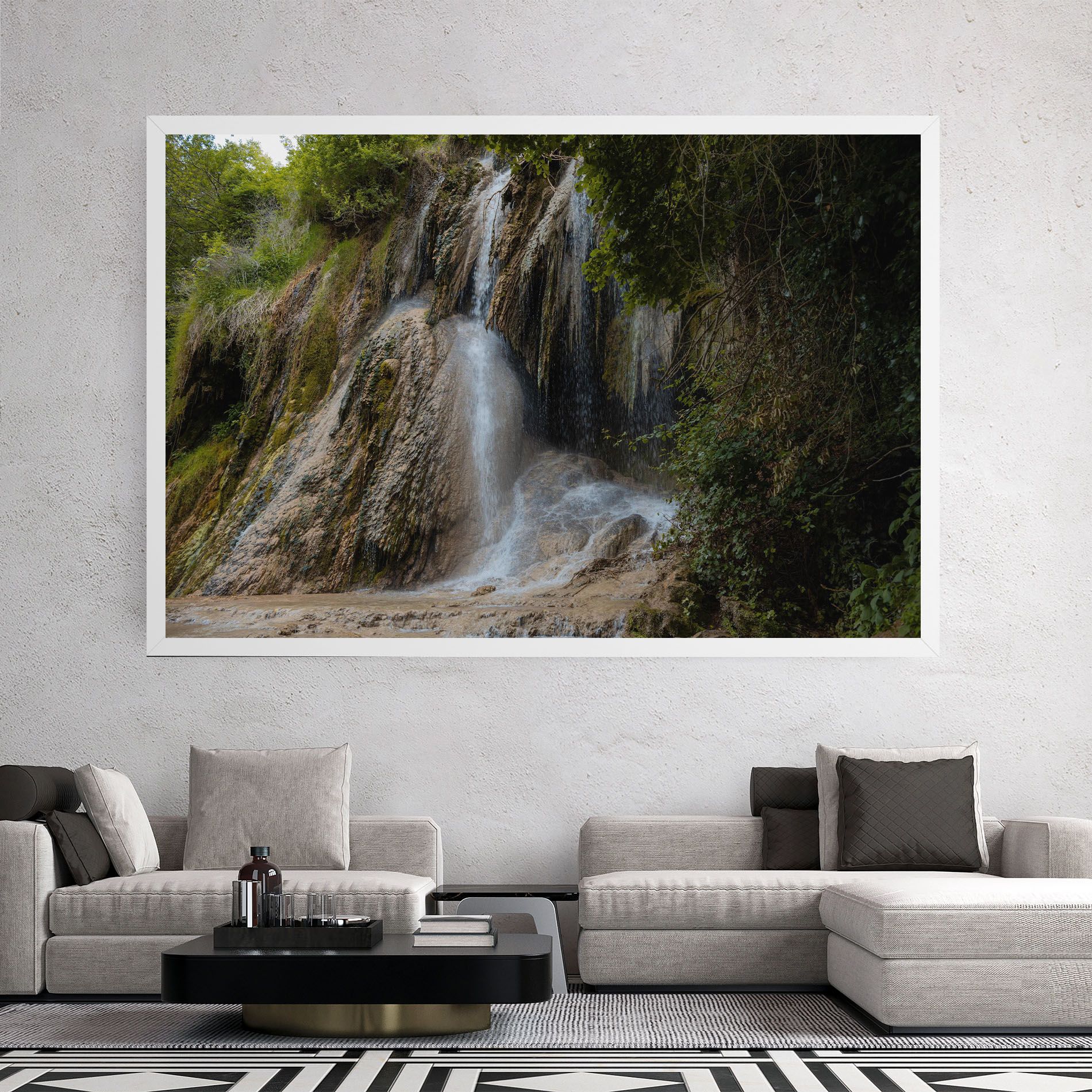 Pretty Waterfall Forest mockup 2