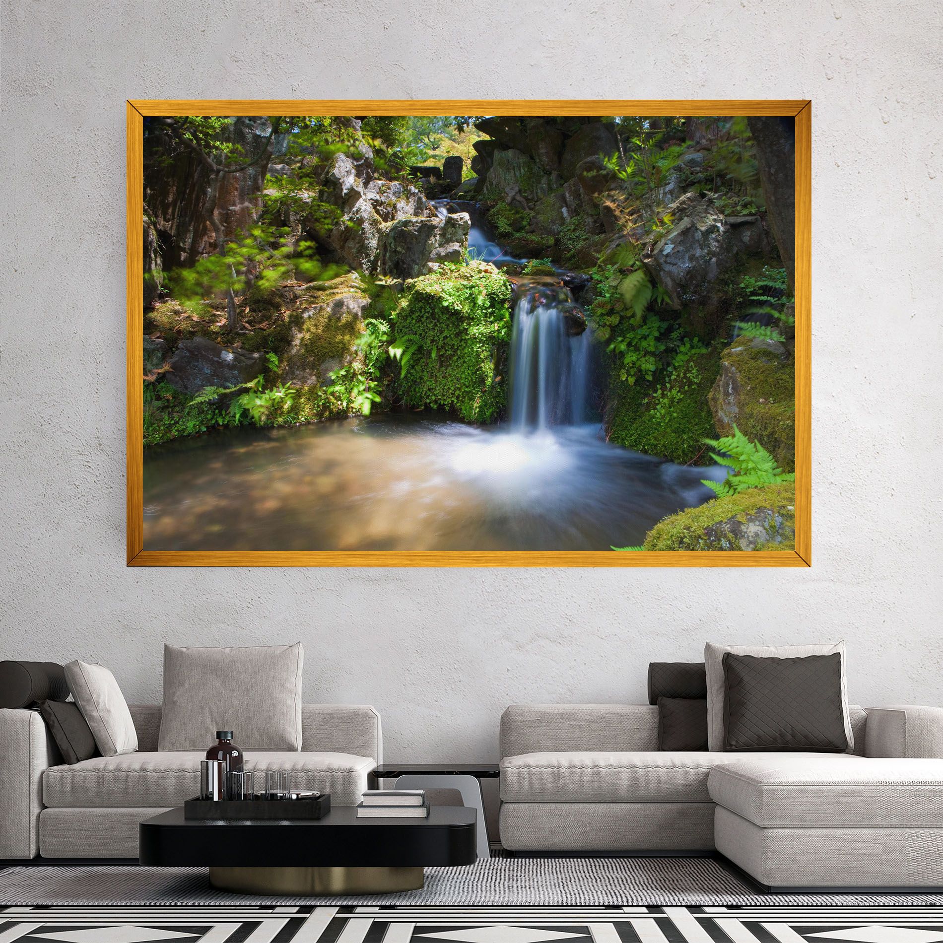 Jungle View Waterfall mockup 2