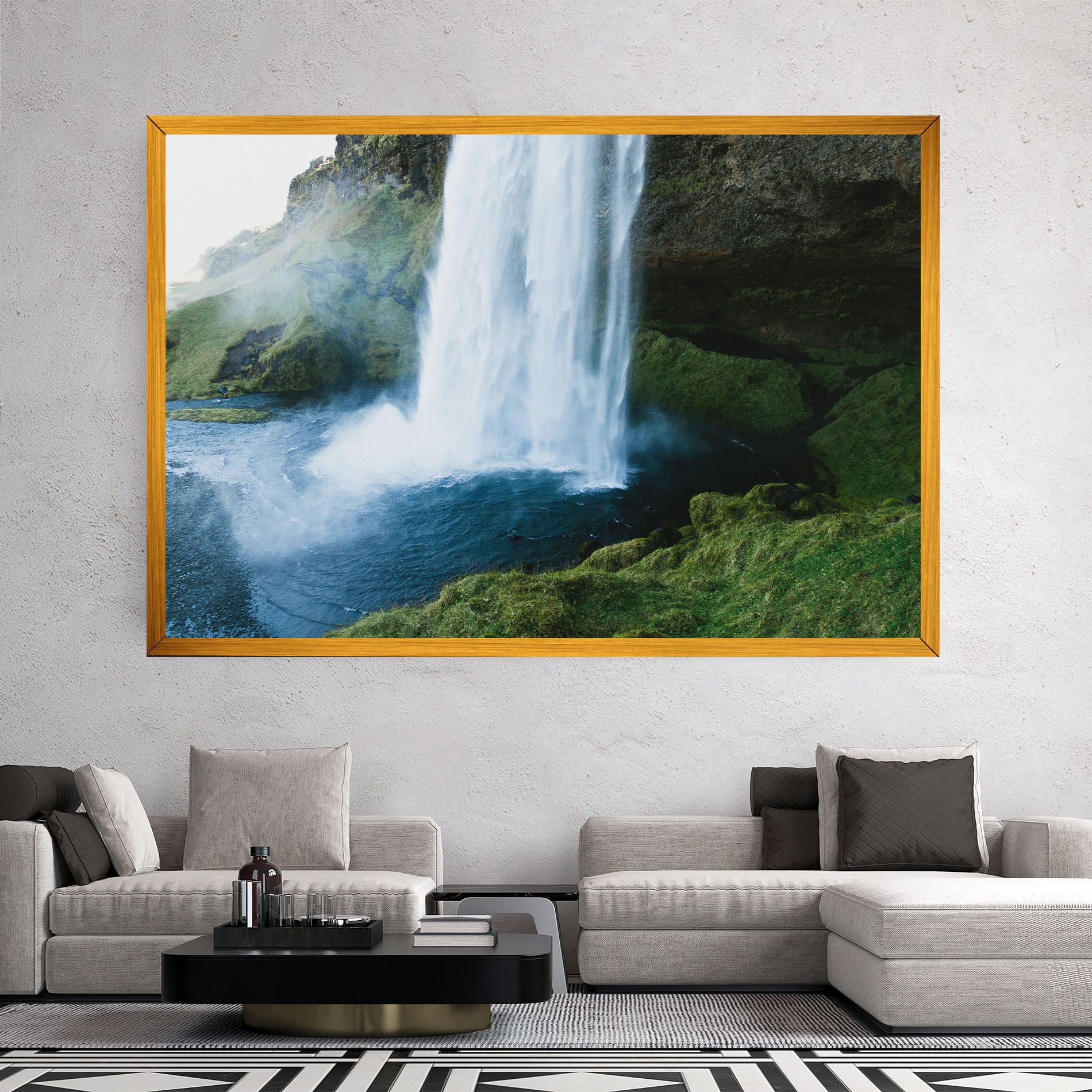 Majestic Waterfall mockup 2