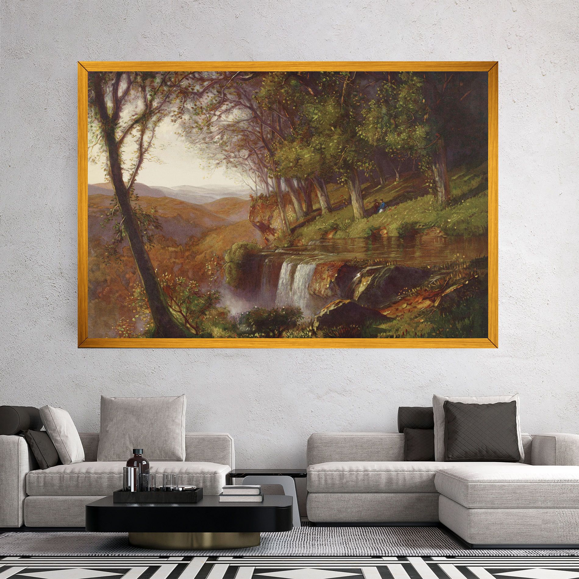 Waterfall Painting mockup 2