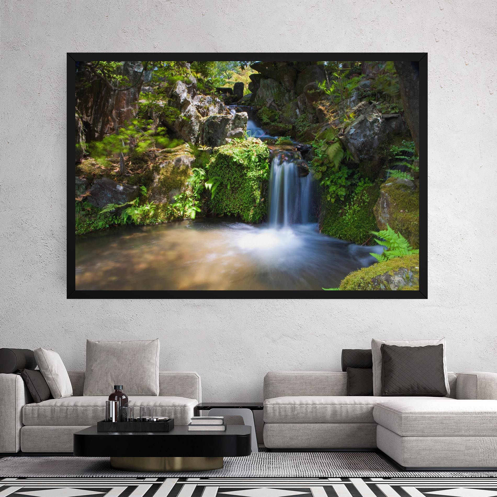 Jungle View Waterfall mockup 2