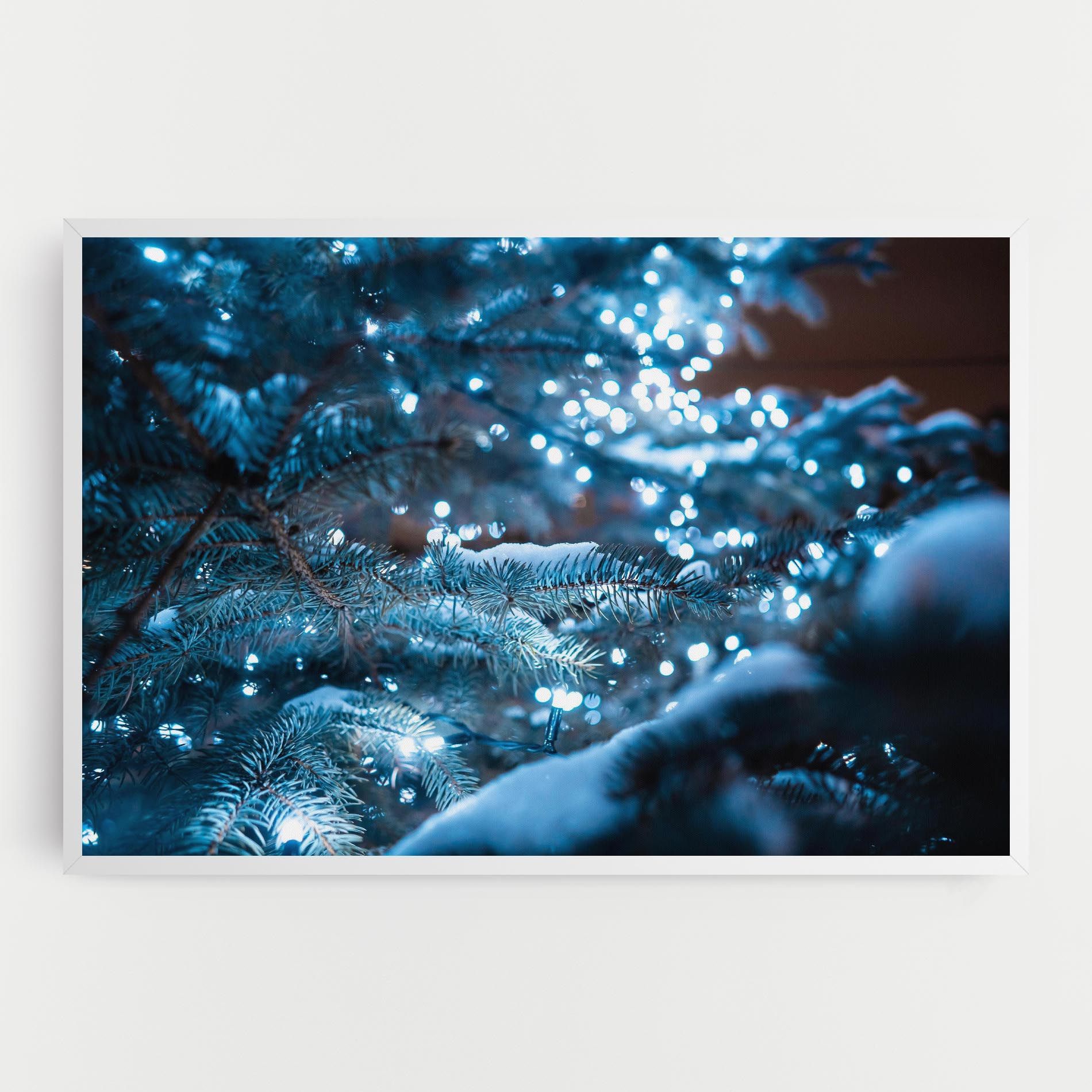 Blue Christmas Tree mockup 0