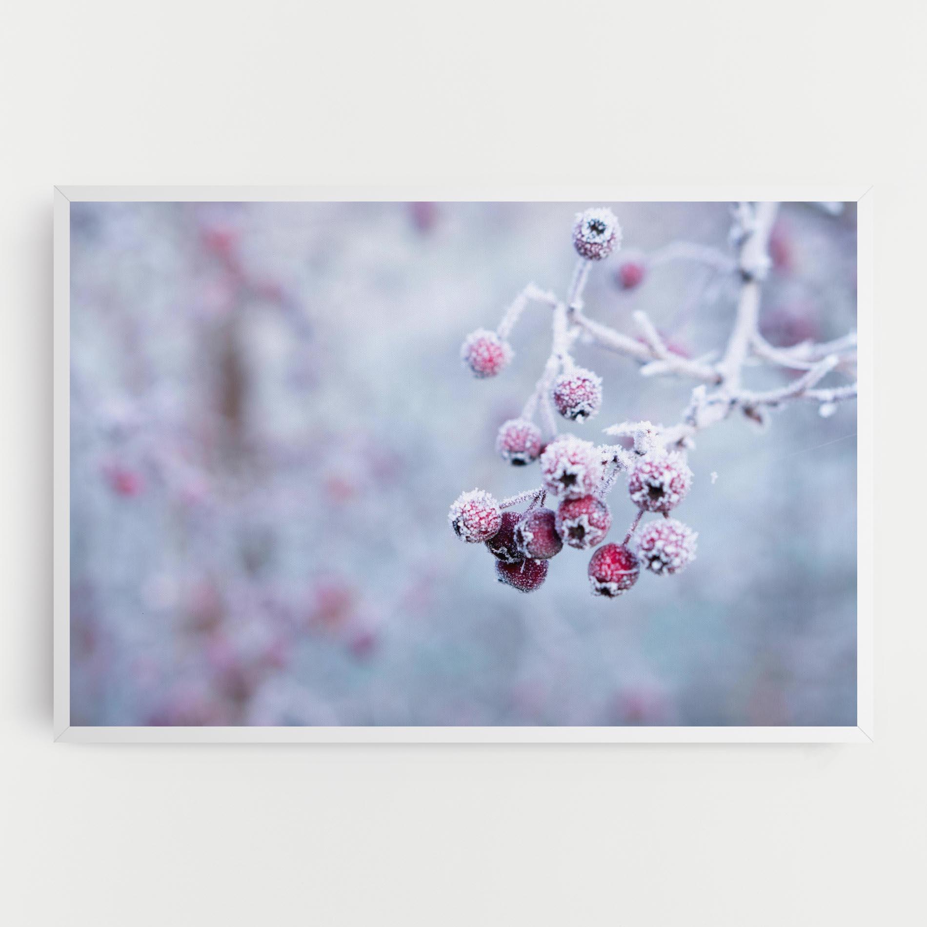 Vászonkép Red Winter Fruits mockup 0