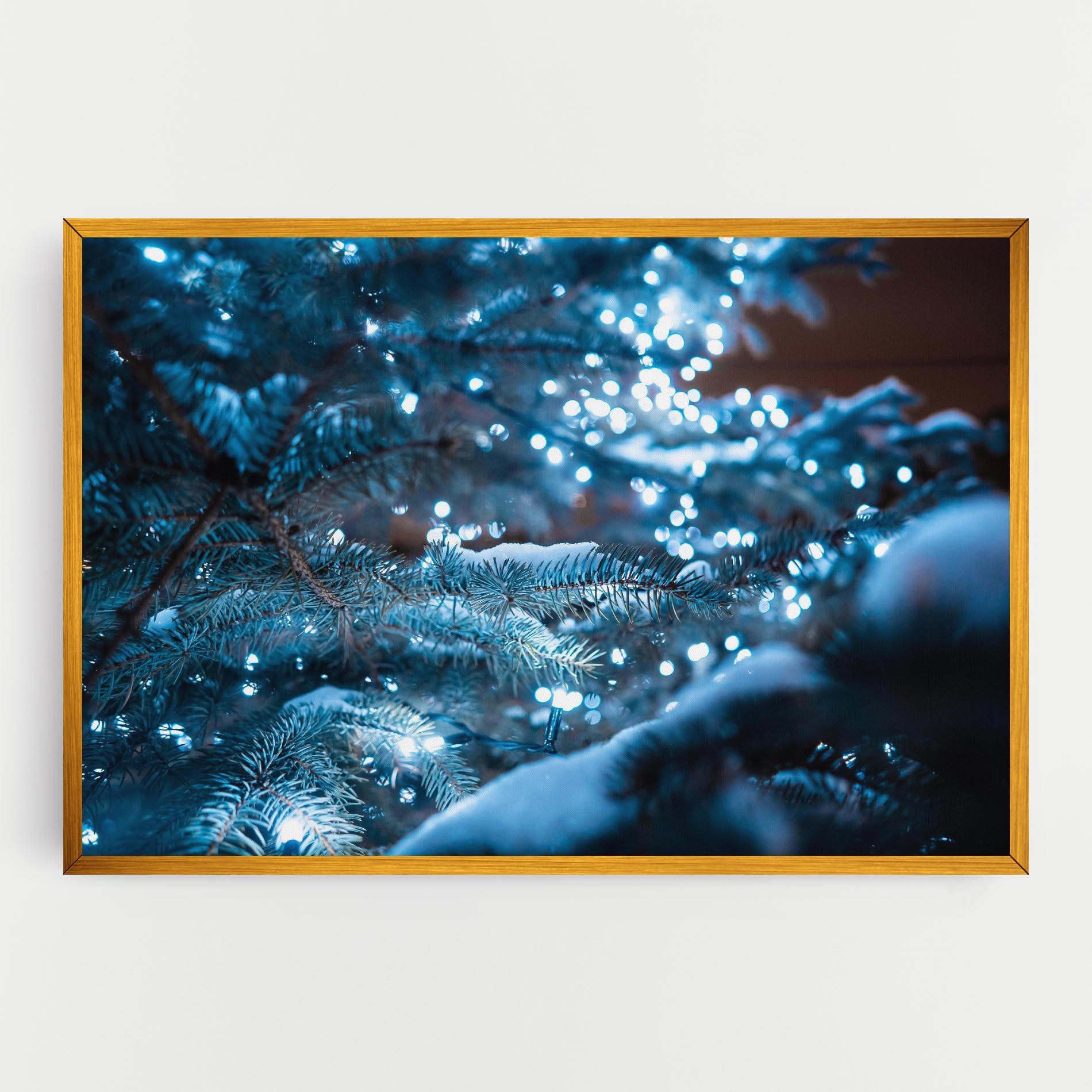 Blue Christmas Tree mockup 0