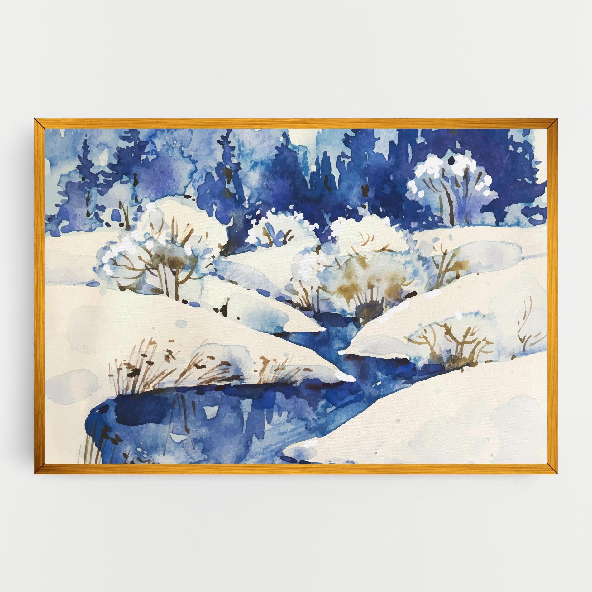 Blue Trees Winter mockup 0